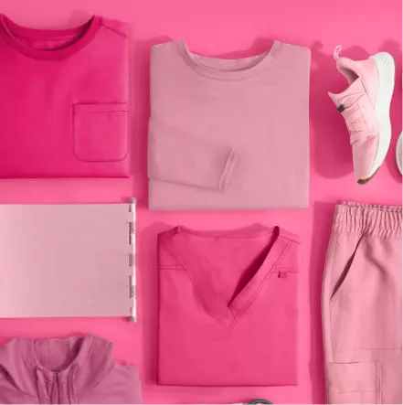 Shop Pink Family Scrubs