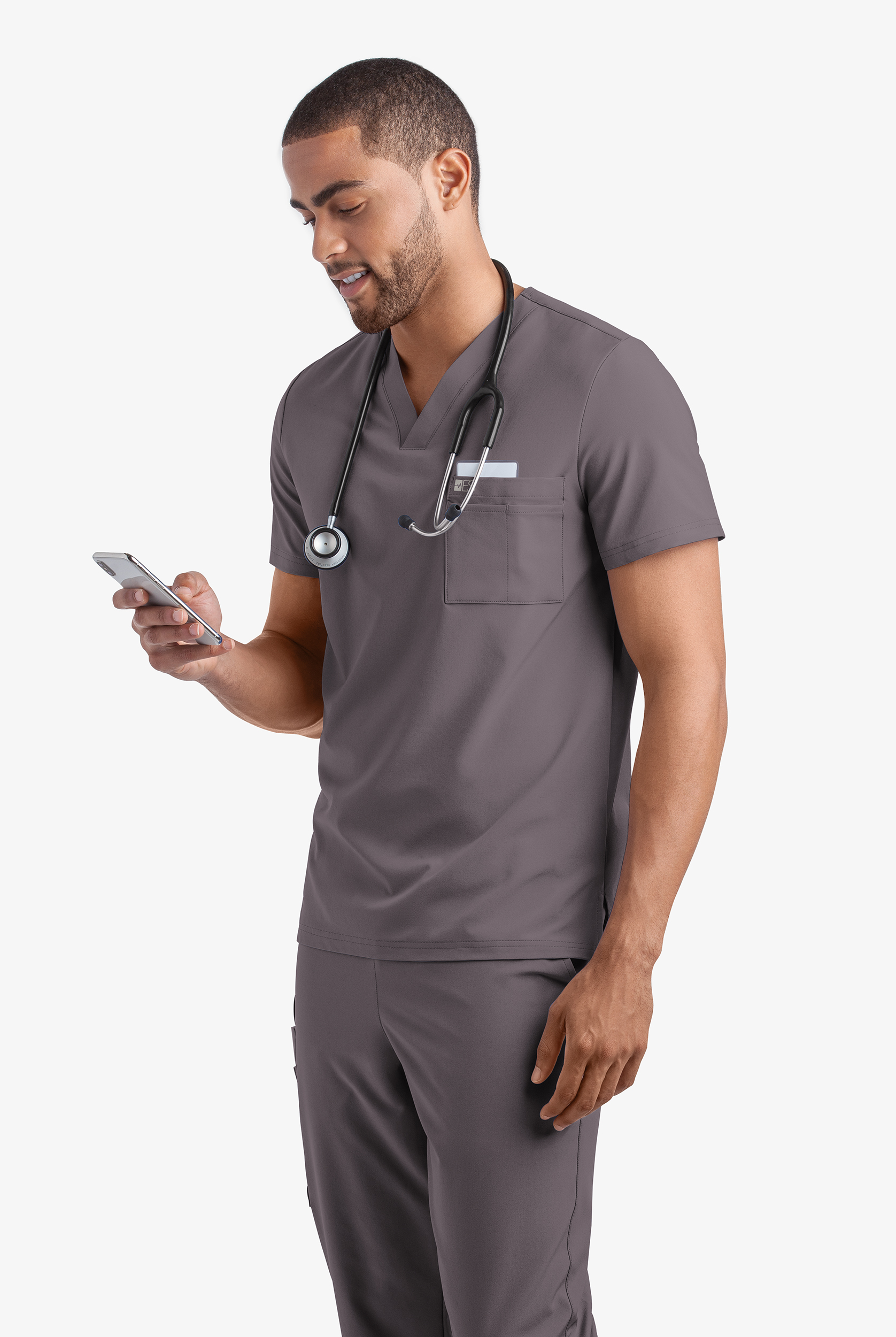 Easy STRETCH Riley Unisex 3-Pocket V-Neck Scrub Top