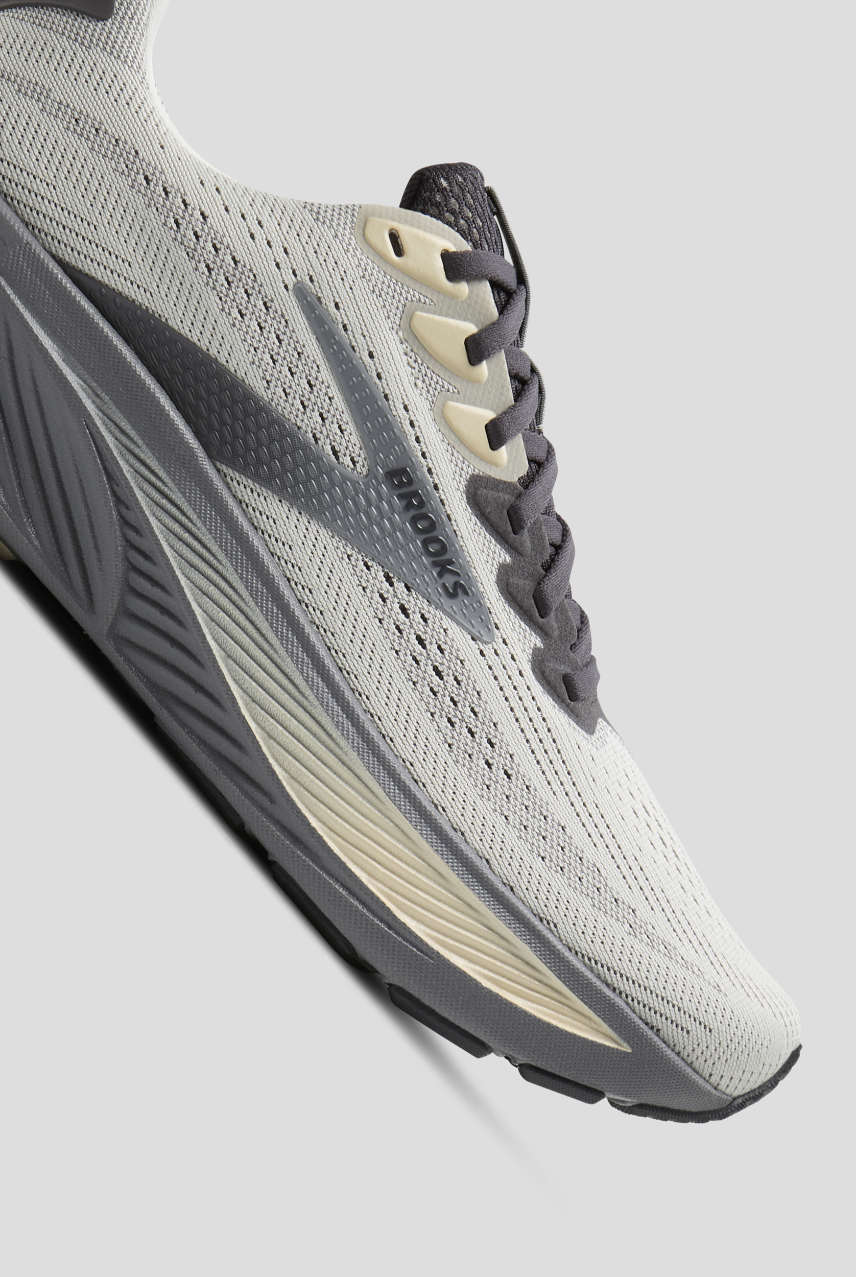 Zapatillas deportivas Brooks Ghost 17 Vaporous Gray/Primer/Sand con cordones para hombre