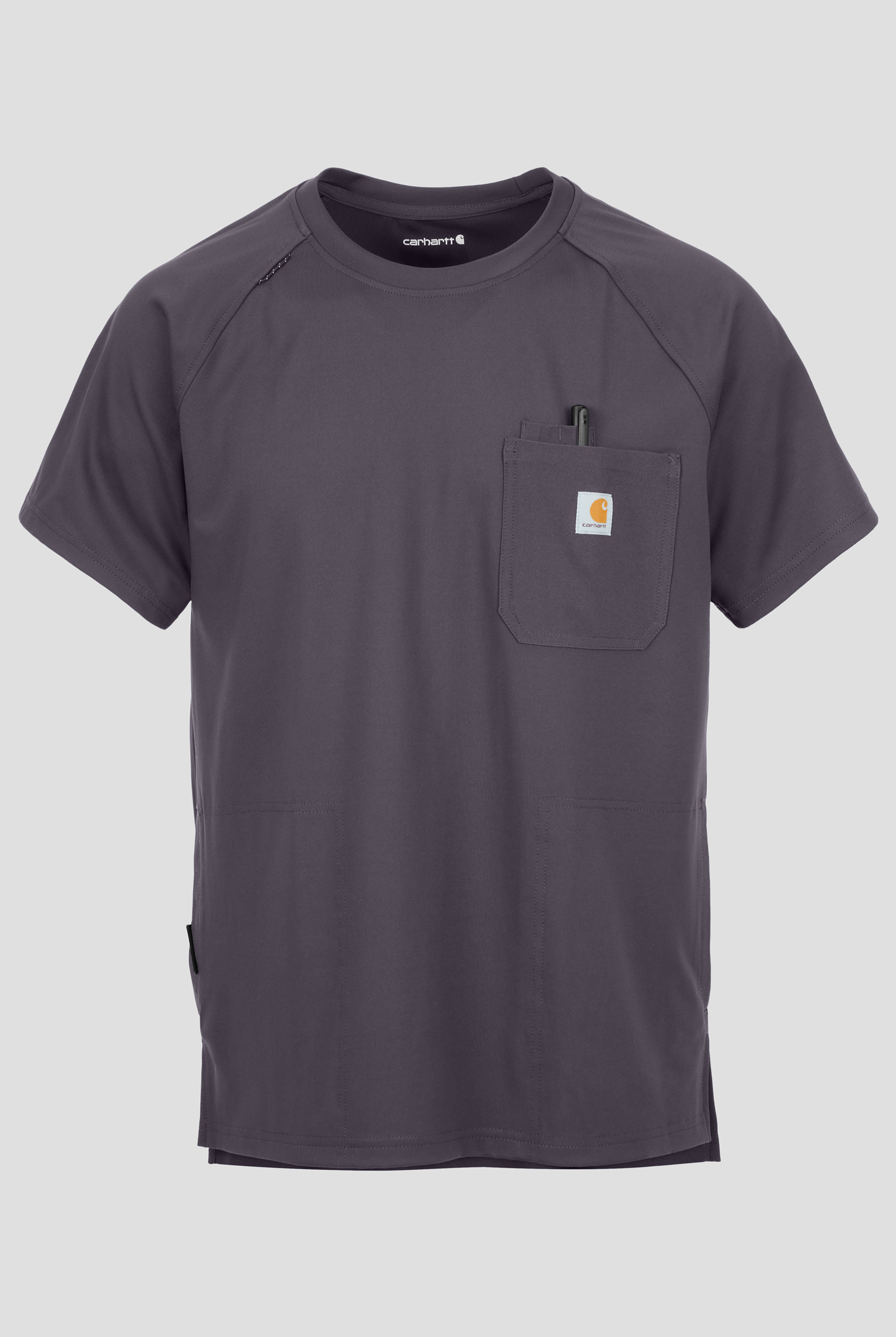 Carhartt Force&reg; Cross-Flex Knits Men's 5-Pocket STRETCH Crew-Neck Scrub Top