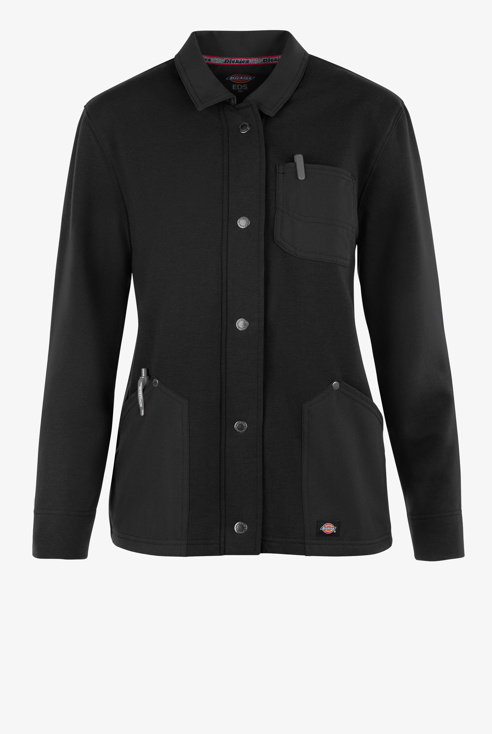 Dickies EDS NXT Women's 3- Pocket STRETCH Snap Front Scrub Jacket