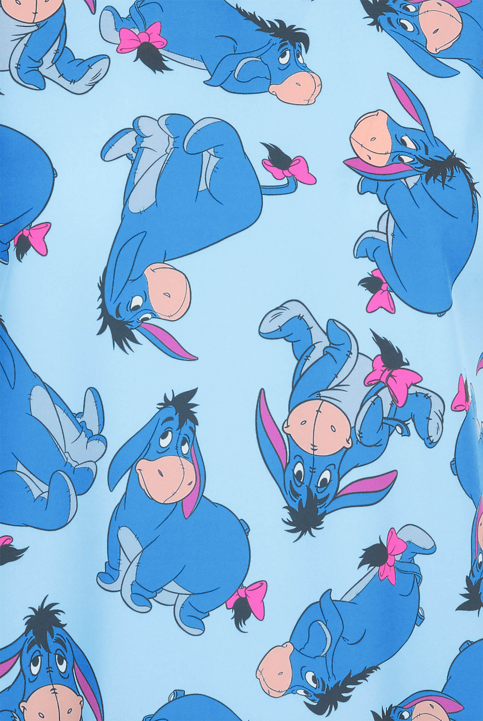 Winnie the Pooh's Eyore by Funscrubs Women's 2-Pocket STRETCH V-Neck Print Scrub Top