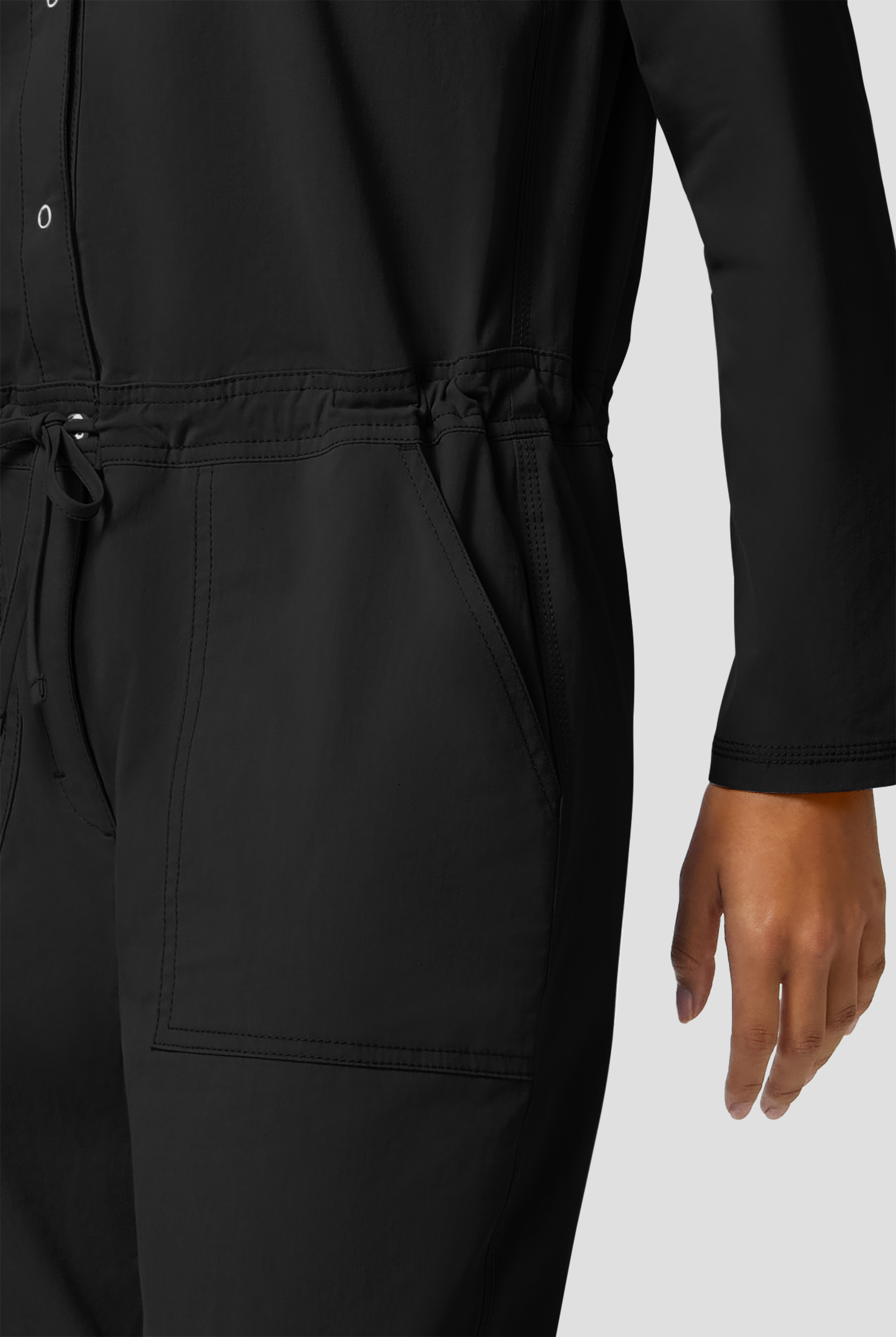 Dickies Forge Women's 5-Pocket Roll Up Sleeve Scrub Jumpsuit