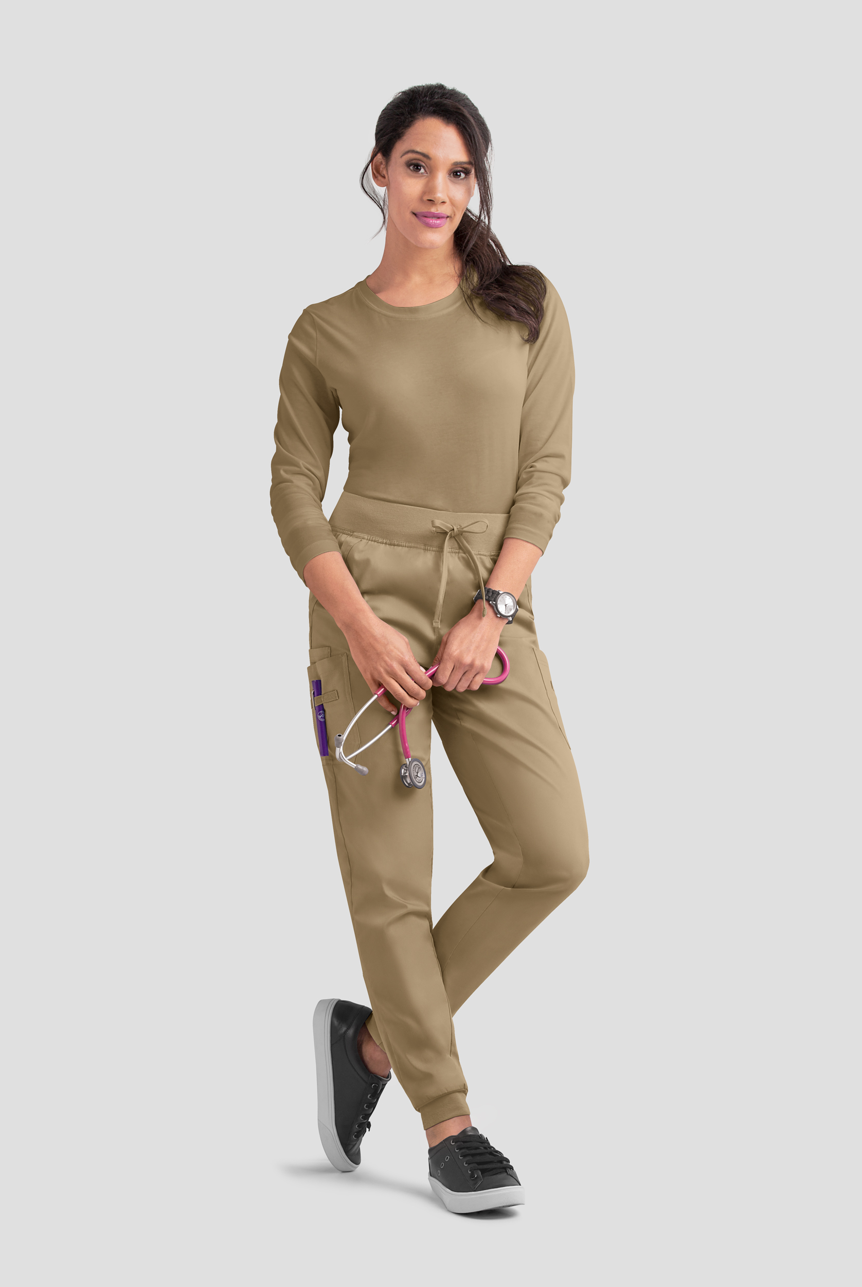 Butter-Soft STRETCH Women's 5-Pocket Cargo Jogger Scrub Pants