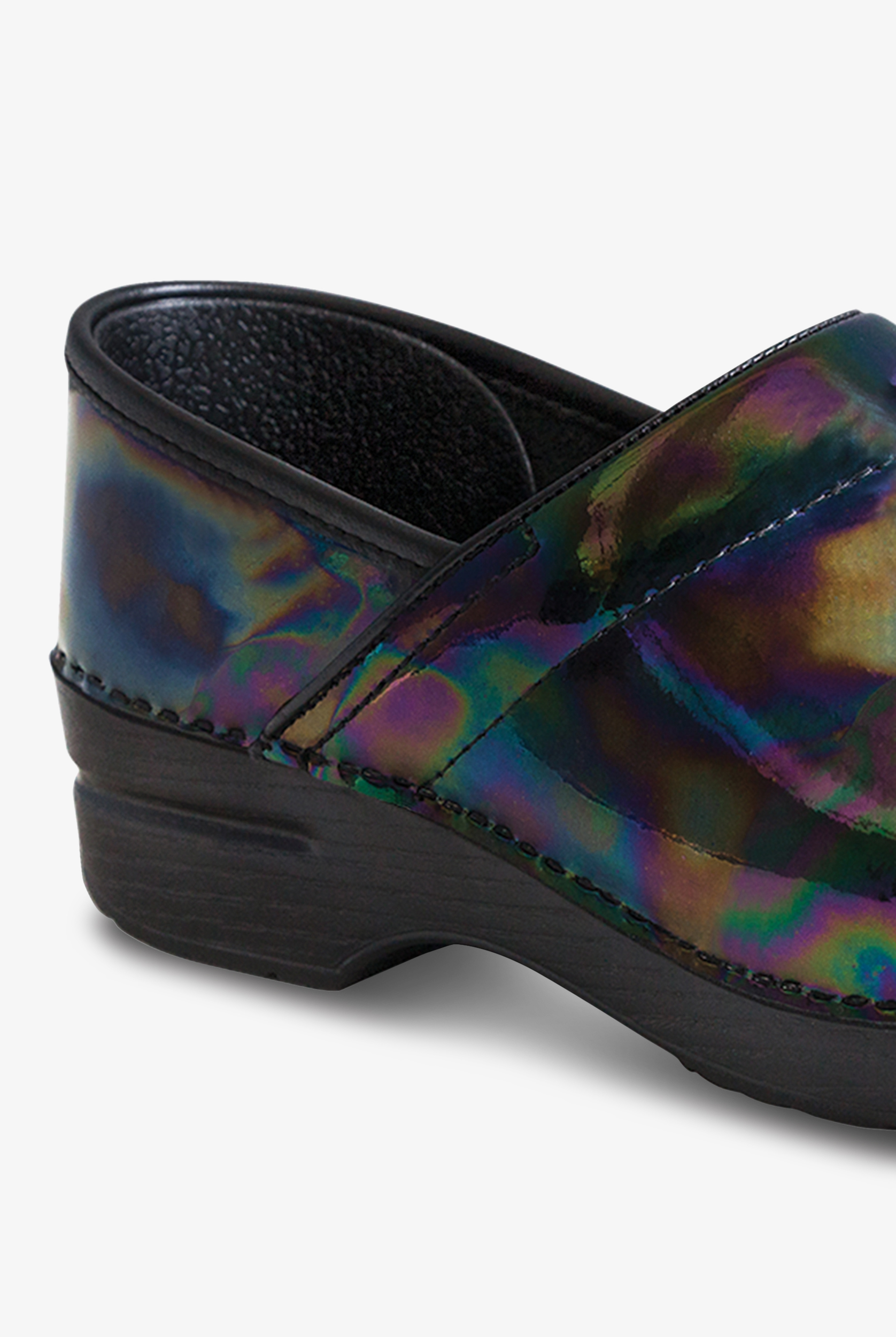 Dansko Women's Professional Petrol Patent Leather Nursing Clogs