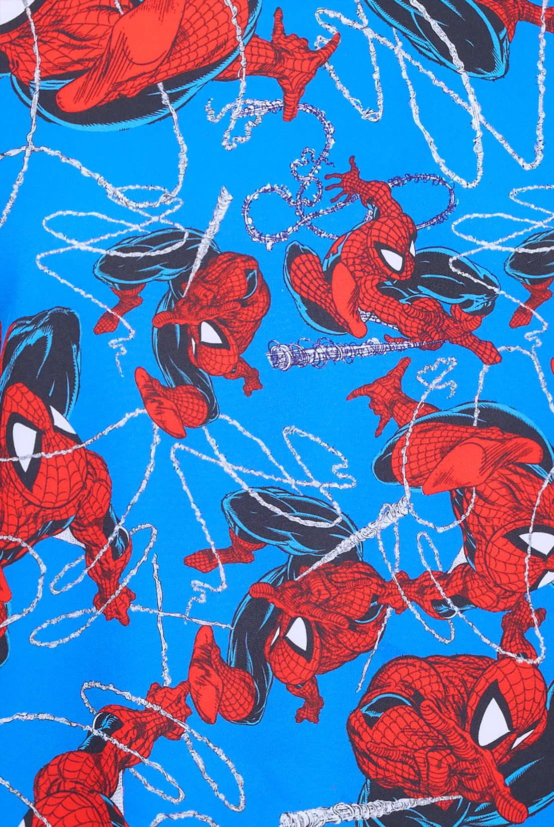 Spiderman Funscrubs Women's 2-Pocket STRETCH V-Neck Print Scrub Top