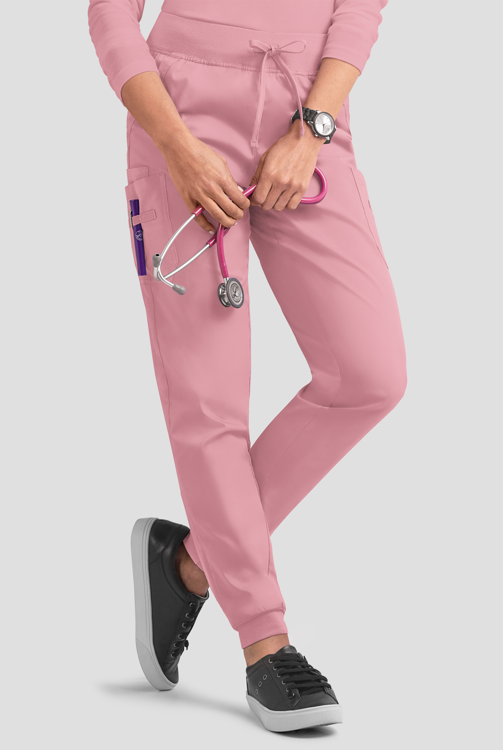 Butter-Soft STRETCH Women's 5-Pocket Cargo Jogger Scrub Pants - Tall