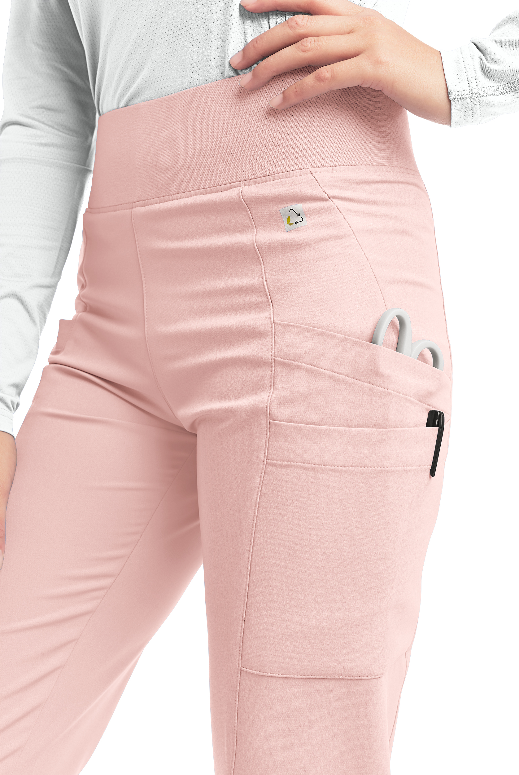 Butter-Soft Women's 6-Pocket Yoga Scrub Pants **Slightly IRREGULAR**