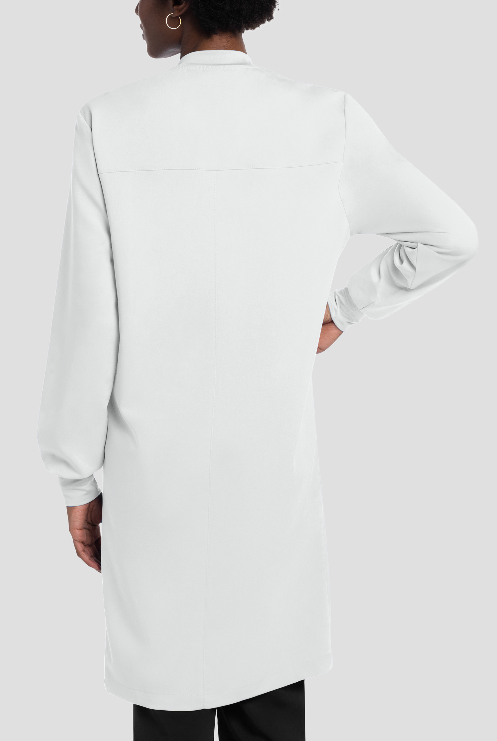 Cherokee Project Lab Unisex 40" Snap Front Lab Coat