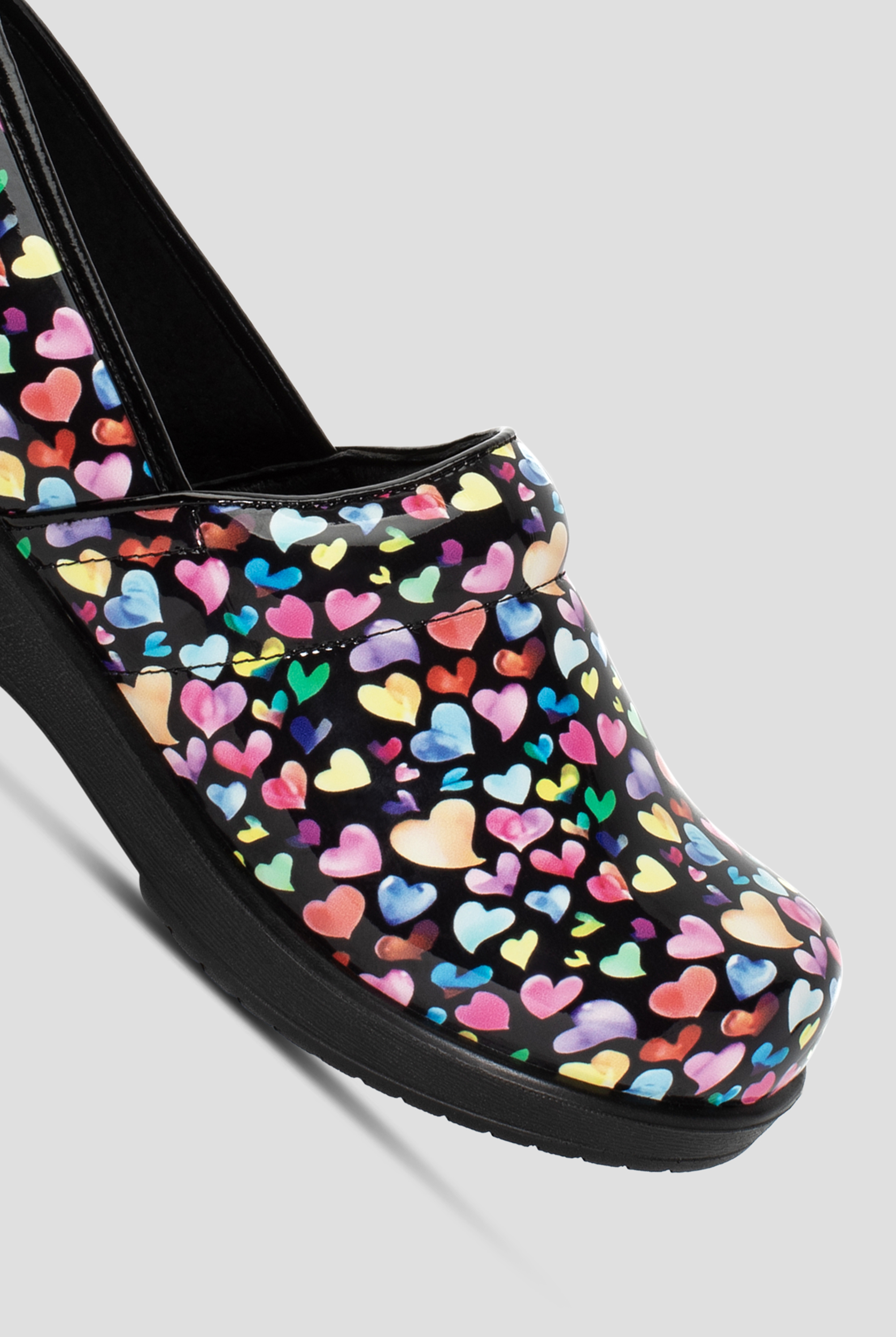 Savvy Women's Brandy Hearts Nursing Clogs