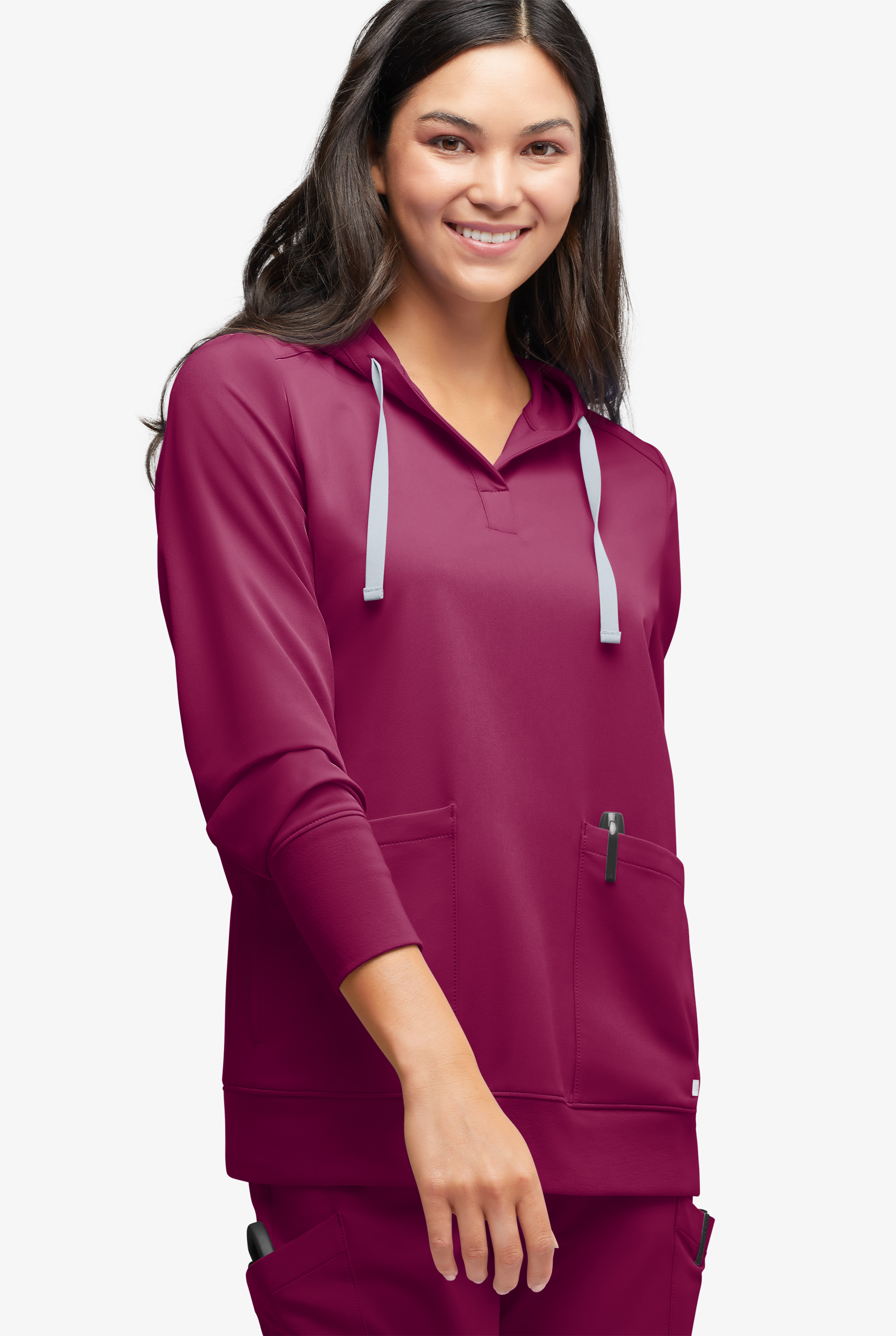 ReSurge Jasper Women's 4-Pocket Long Sleeve Pullover Hoodie