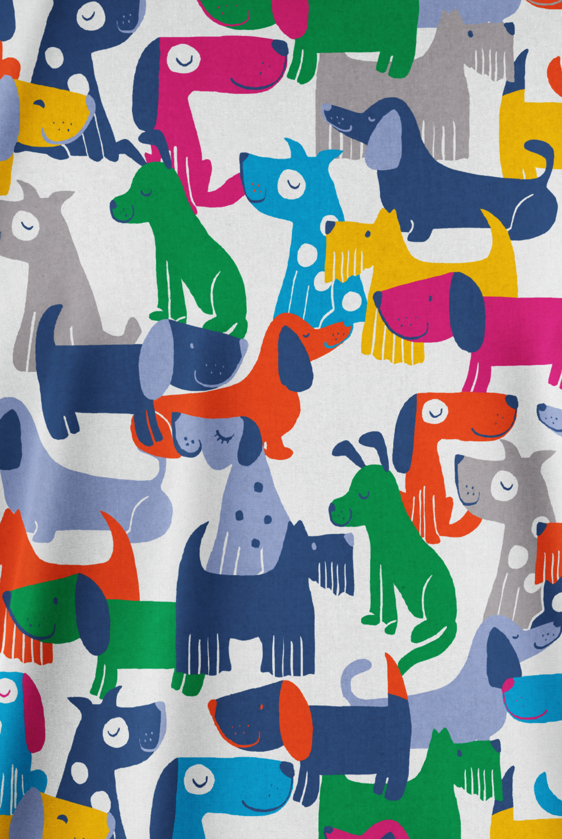 Butter-Soft Originals Playful Paws White Women's 2-Pocket V-Neck Print Scrub Top