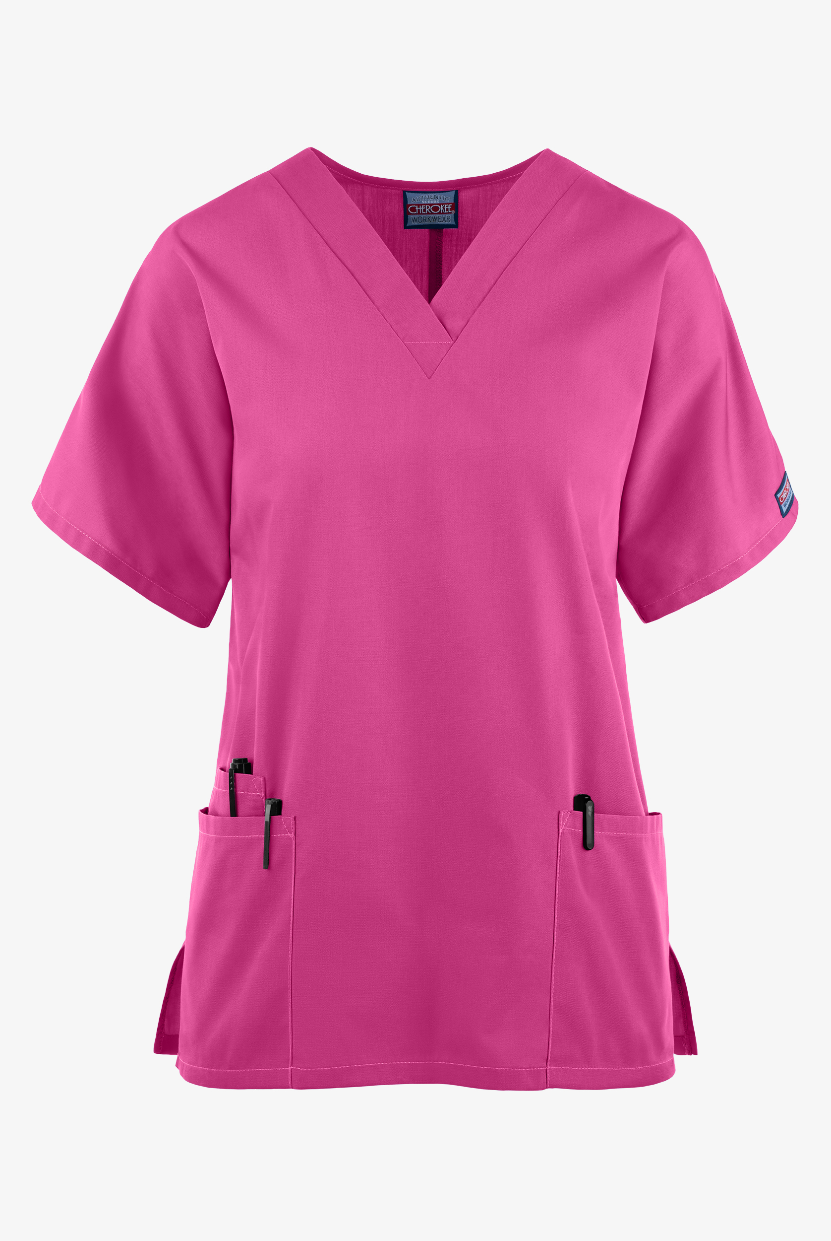 Cherokee Workwear Women's 3-Pocket V-Neck Scrub Top