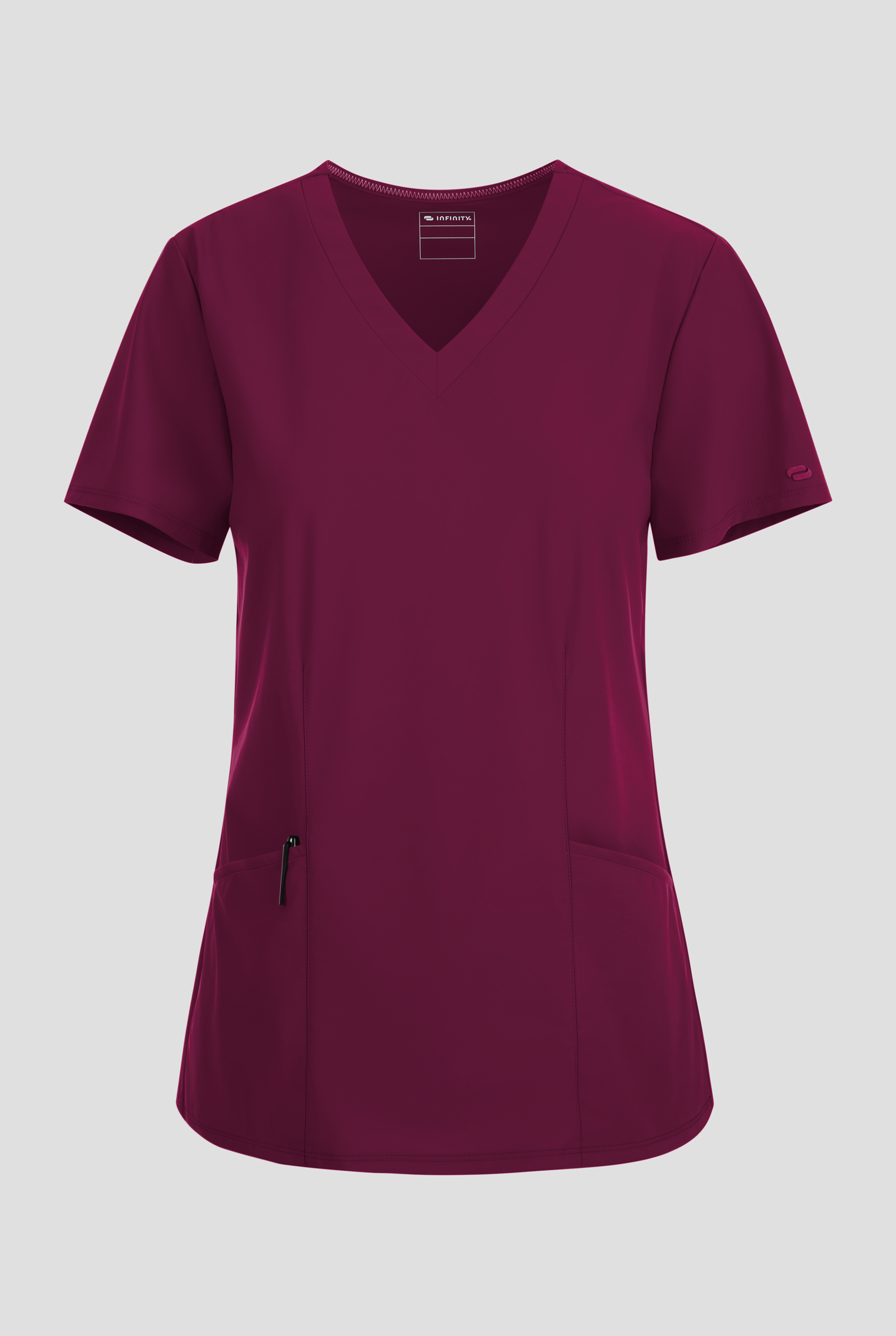 Infinity Pursuit Women's 3-Pocket STRETCH V-Neck Scrub Top