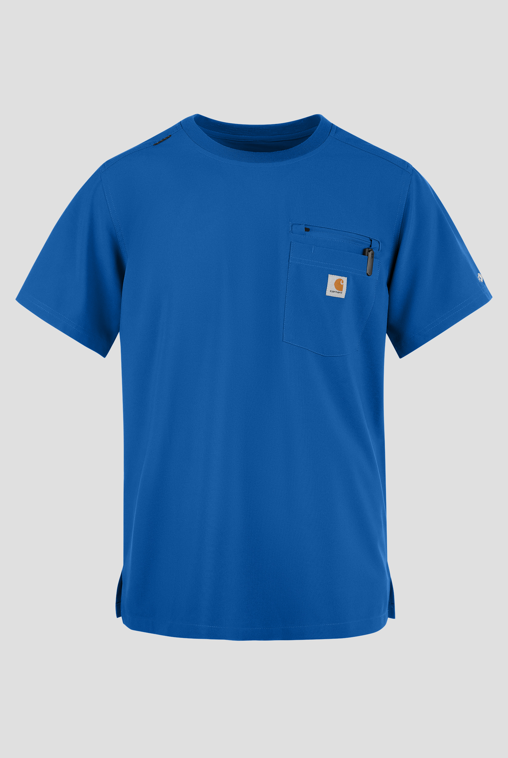 Carhartt Cross-Flex Men's 2-Pocket STRETCH Crew Neck Scrub Top