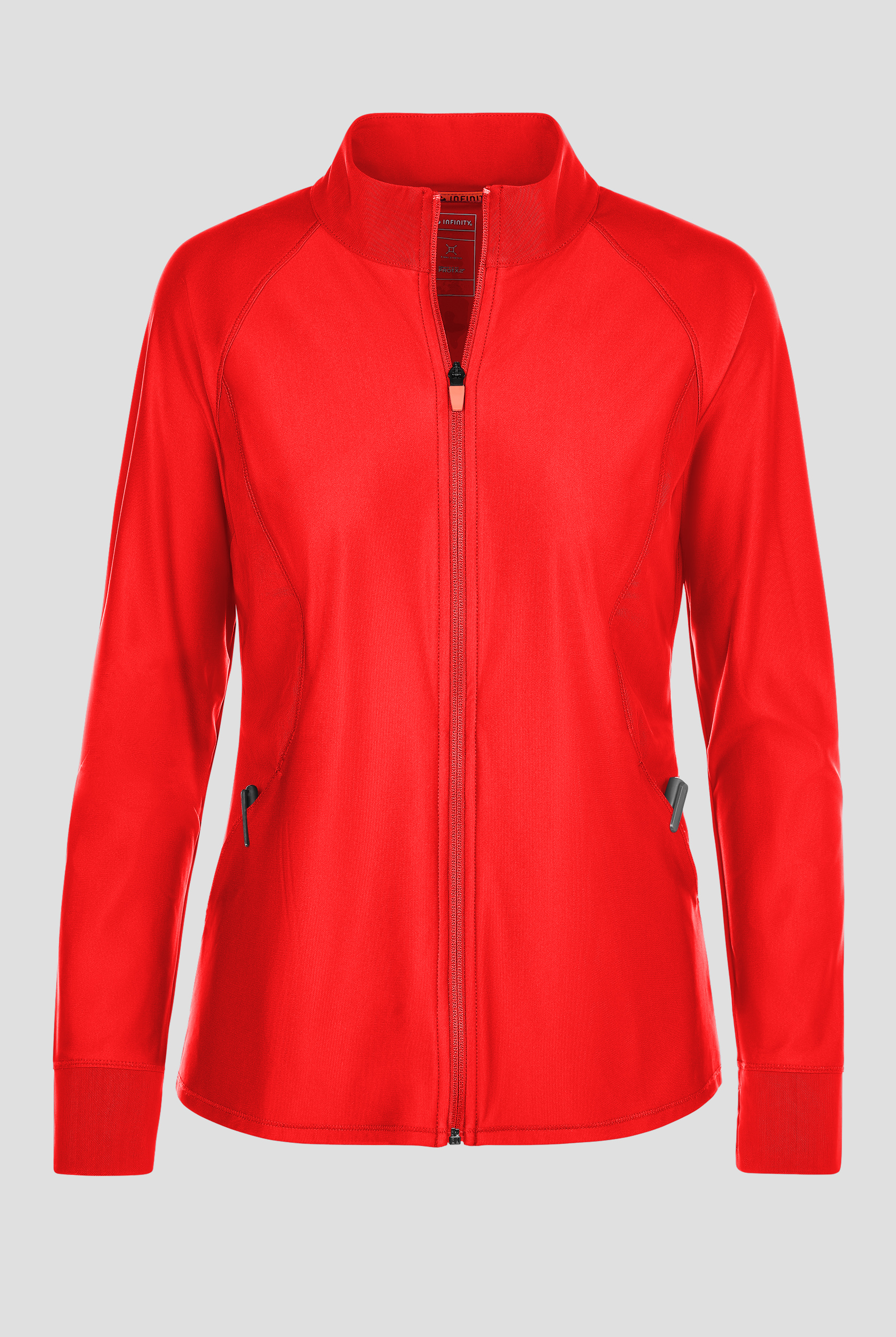 Infinity GNR8 Kinetic Knit Women's 2-Pocket STRETCH Warm-Up Scrub Jacket