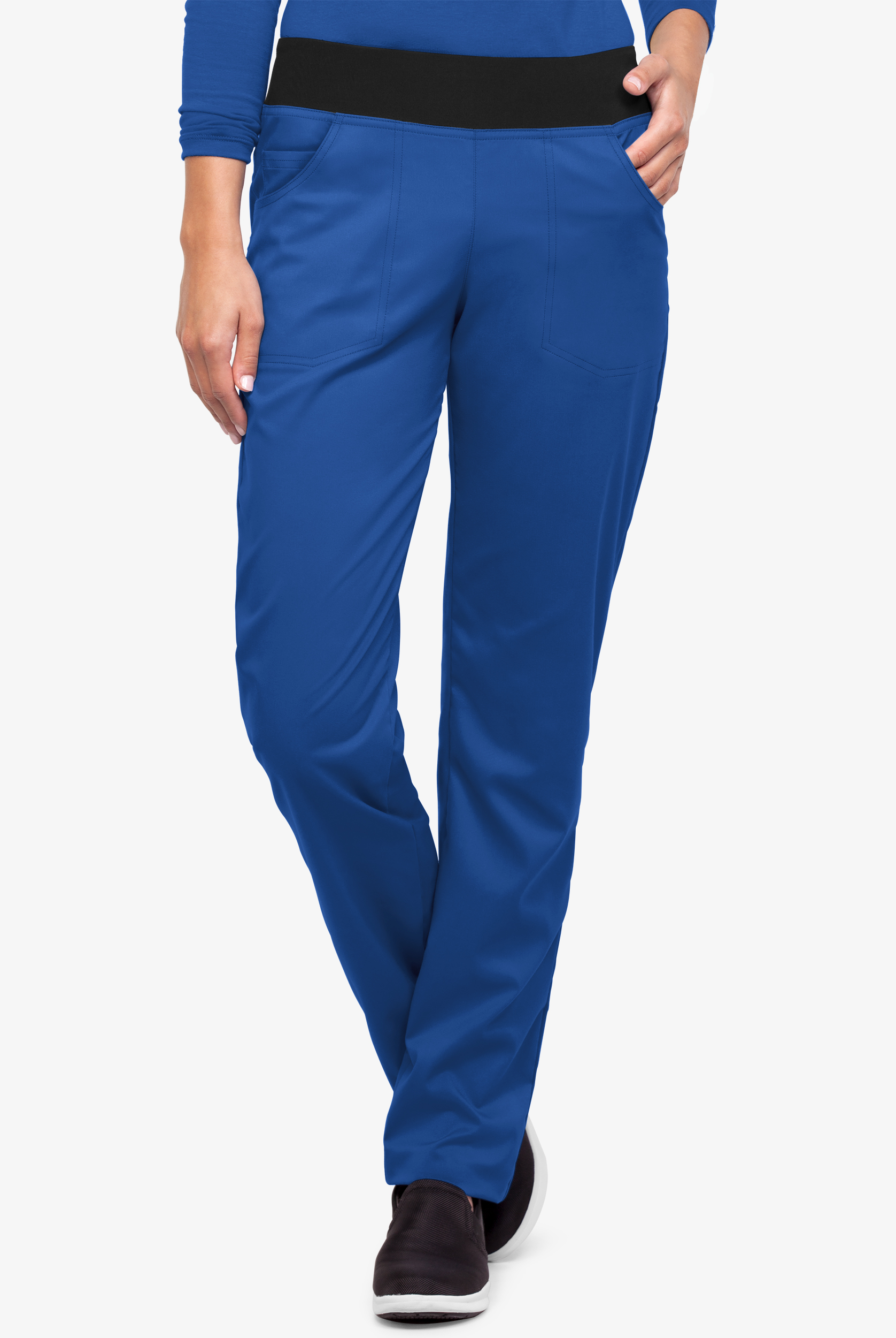 Strictly Scrubs Women's 3-Pocket Straight Leg Yoga Scrub Pants