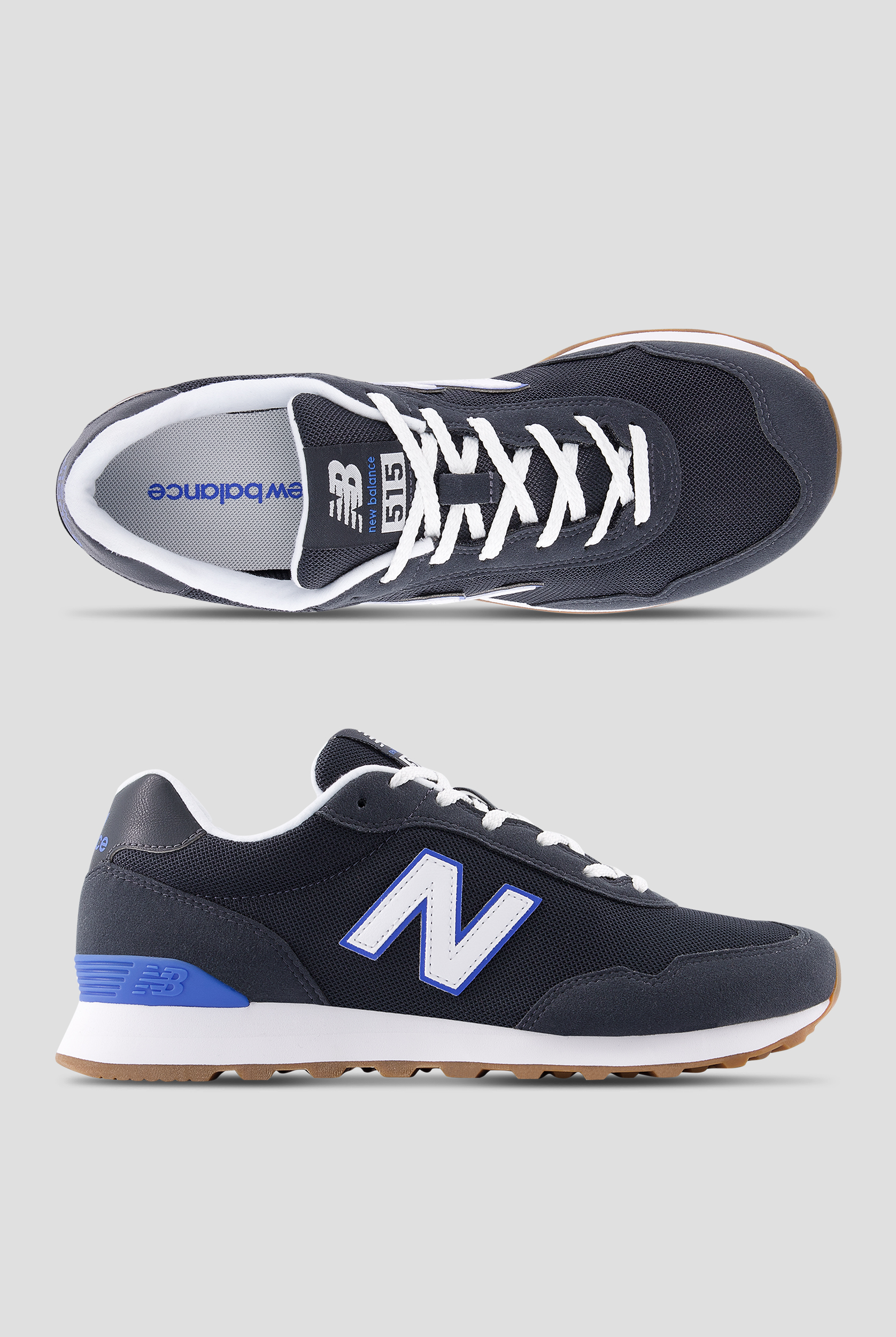 Zapatillas deportivas New Balance 515 Phantom / Blue Bird con cordones para hombre