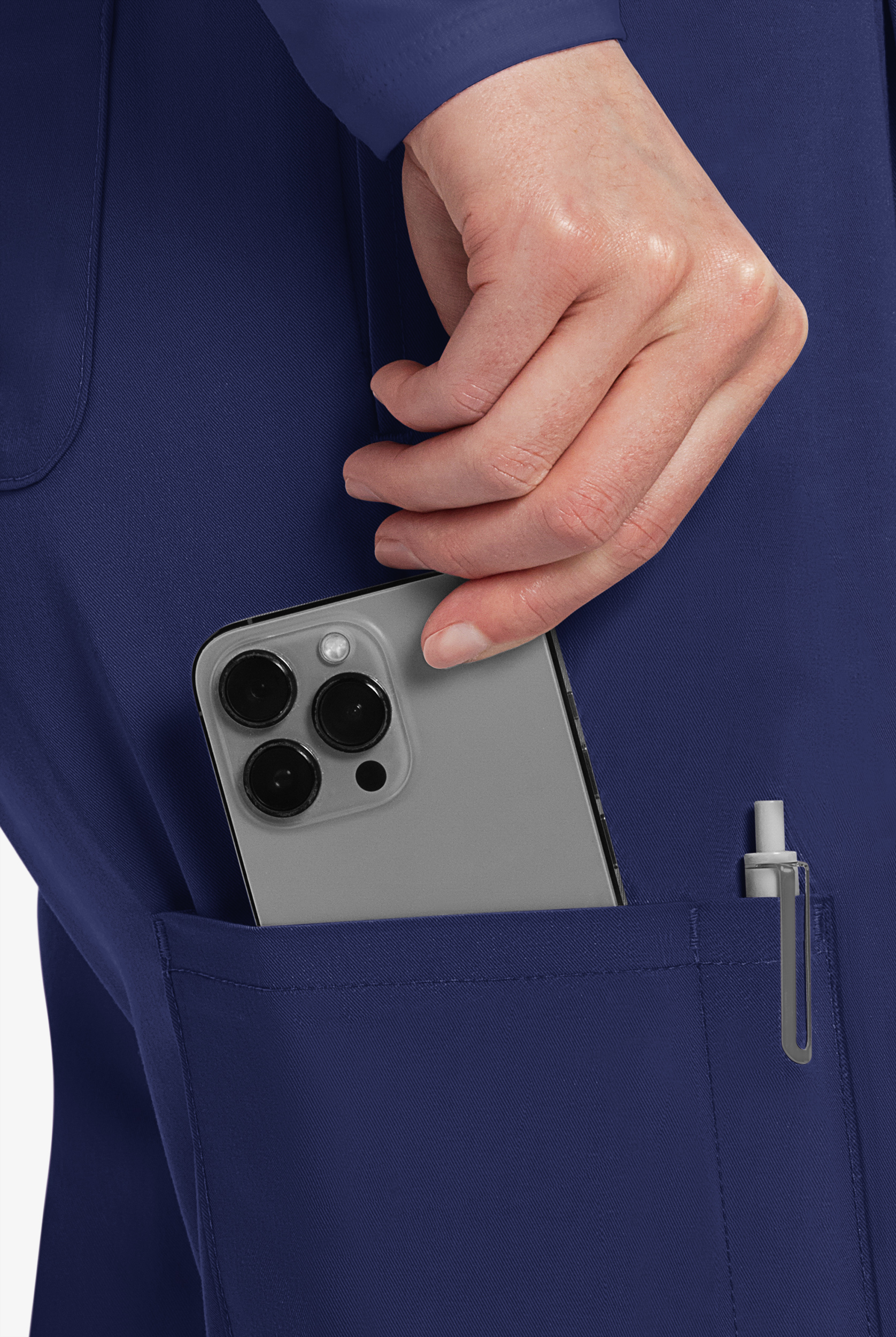 Cherokee Atmos Women's 4-Pocket STRETCH Coolmax Cargo Moderate Flare Scrub Pants