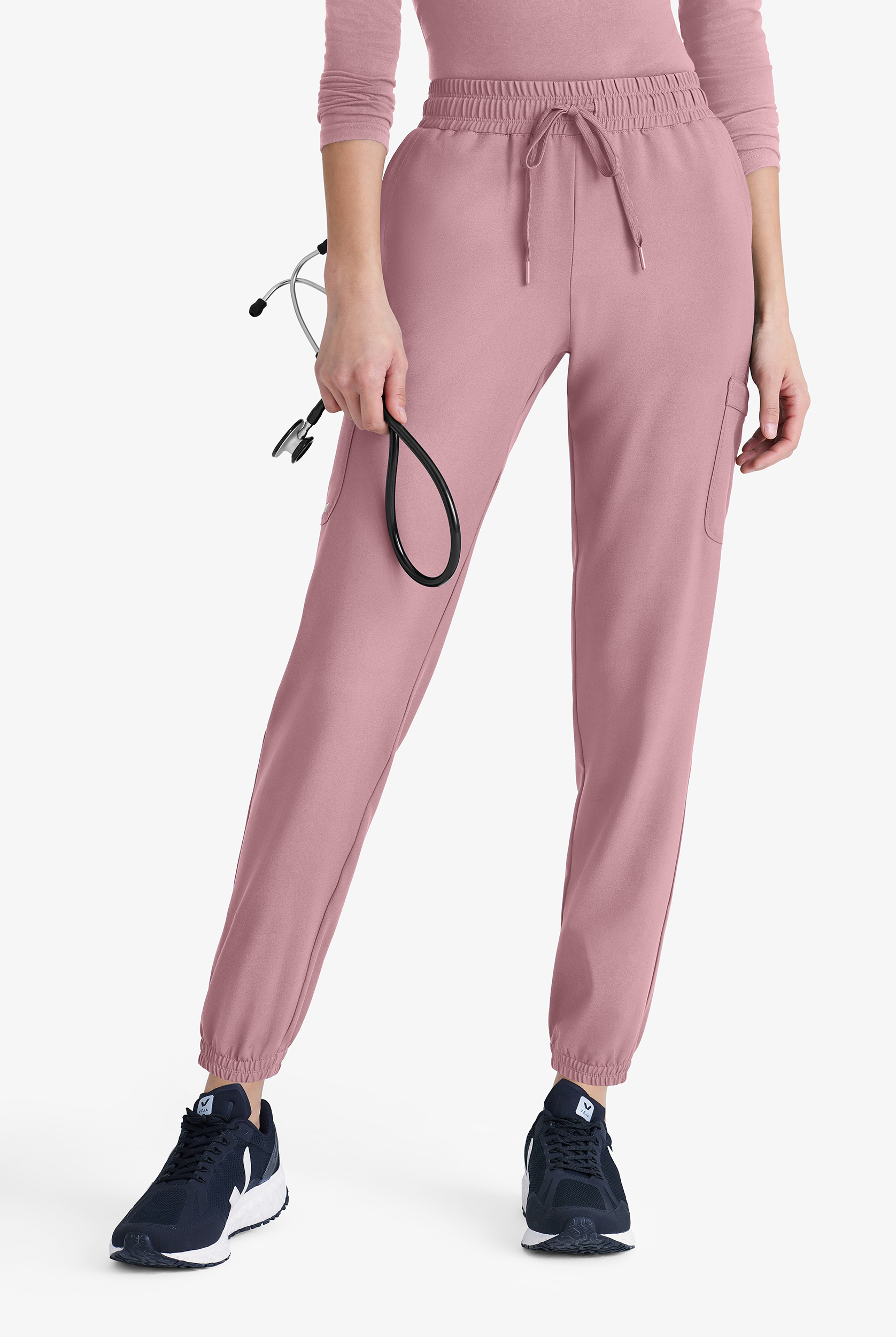 Grey's Anatomy by Barco Evolve STRETCH Terra Women's 6-Pocket Cargo Jogger Scrub Pants