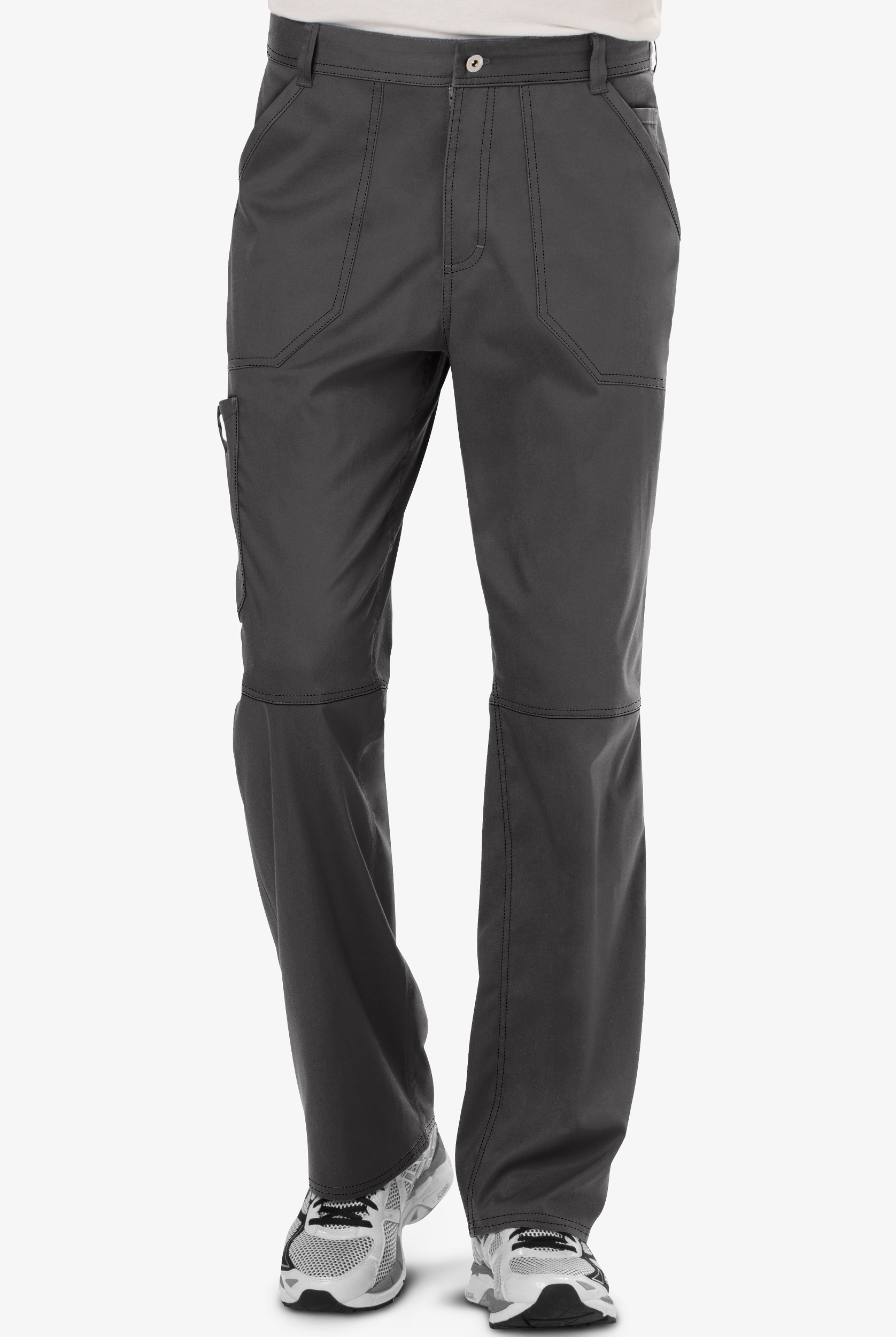 Cherokee Workwear Revolution Men's 7-Pocket STRETCH Cargo Scrub Pants - Short