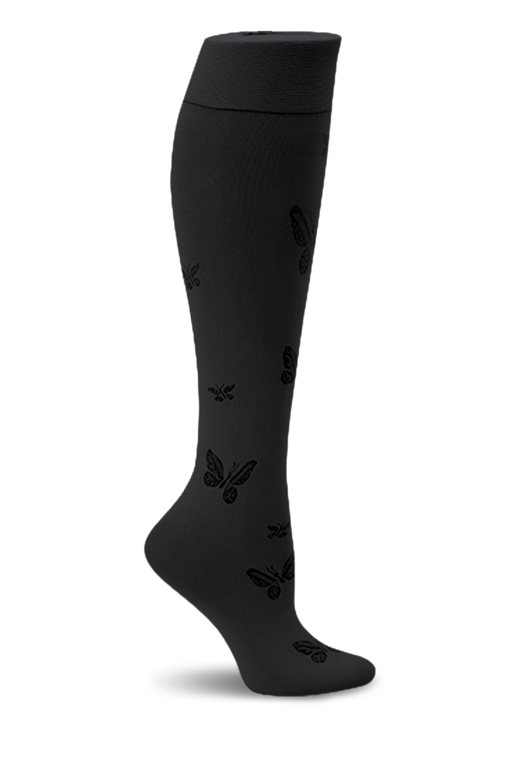 Calcetines de compresi&oacute;n Nurse Mates Butterfly para mujer - 11 mmHg