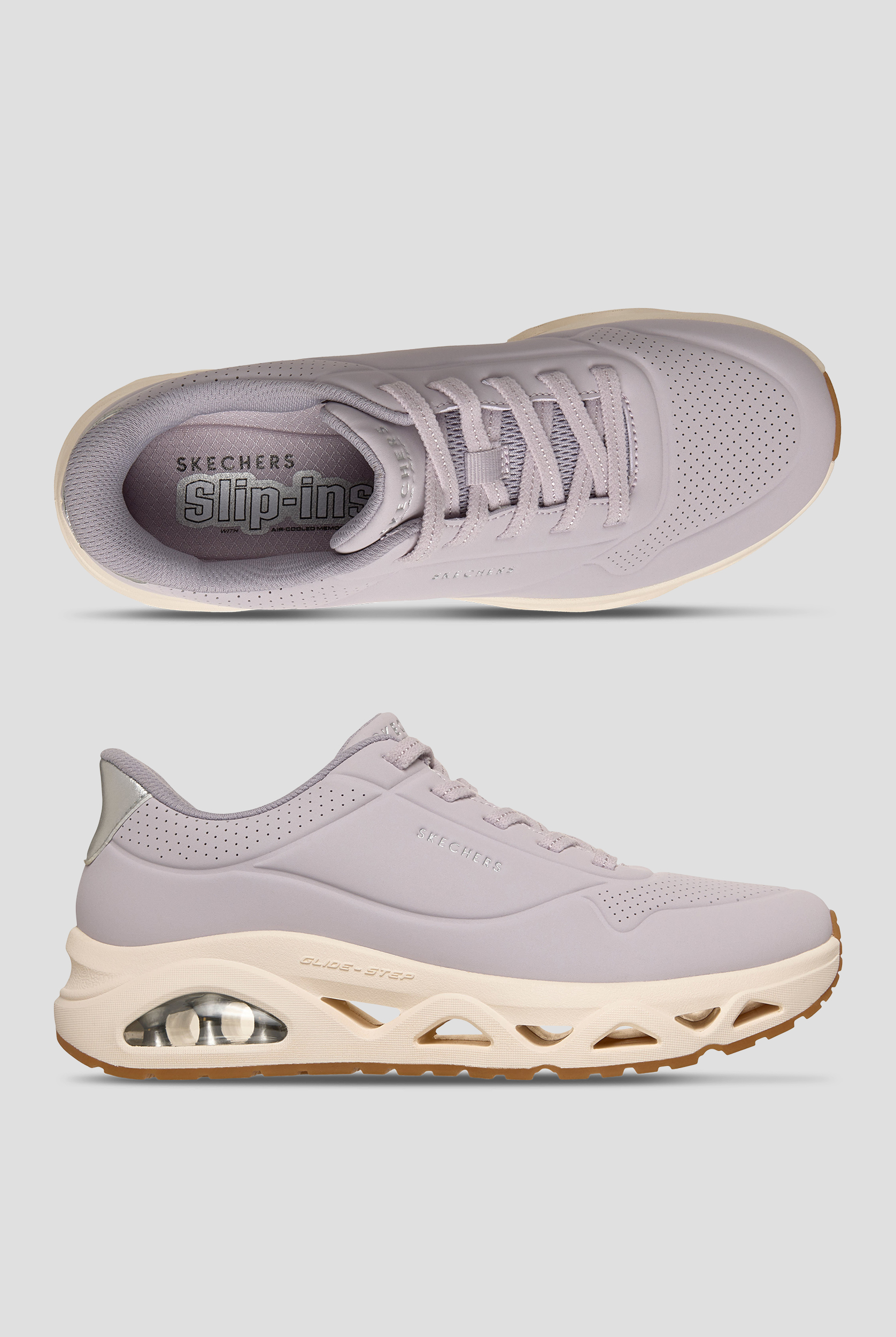 Zapatillas deportivas Skechers Street UNO -GLIDE ON AIR Lavender/Silver