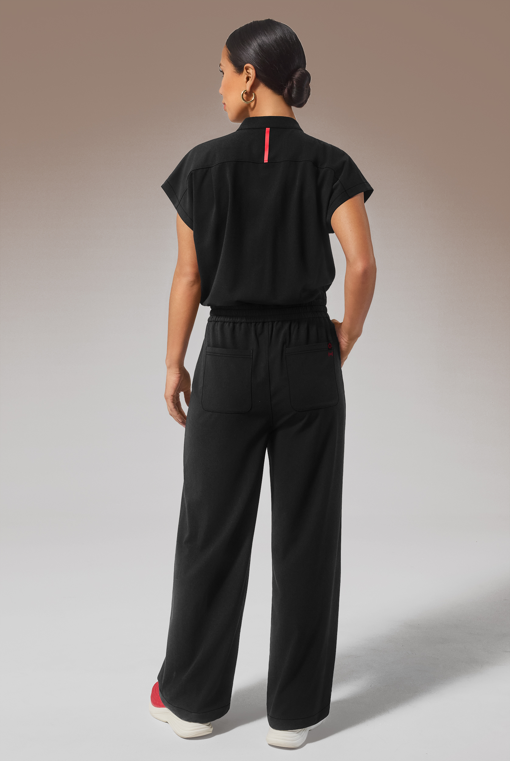 Hypothesis (RED) Duo Base Women's 6-Pocket Wide Leg Jumpsuit