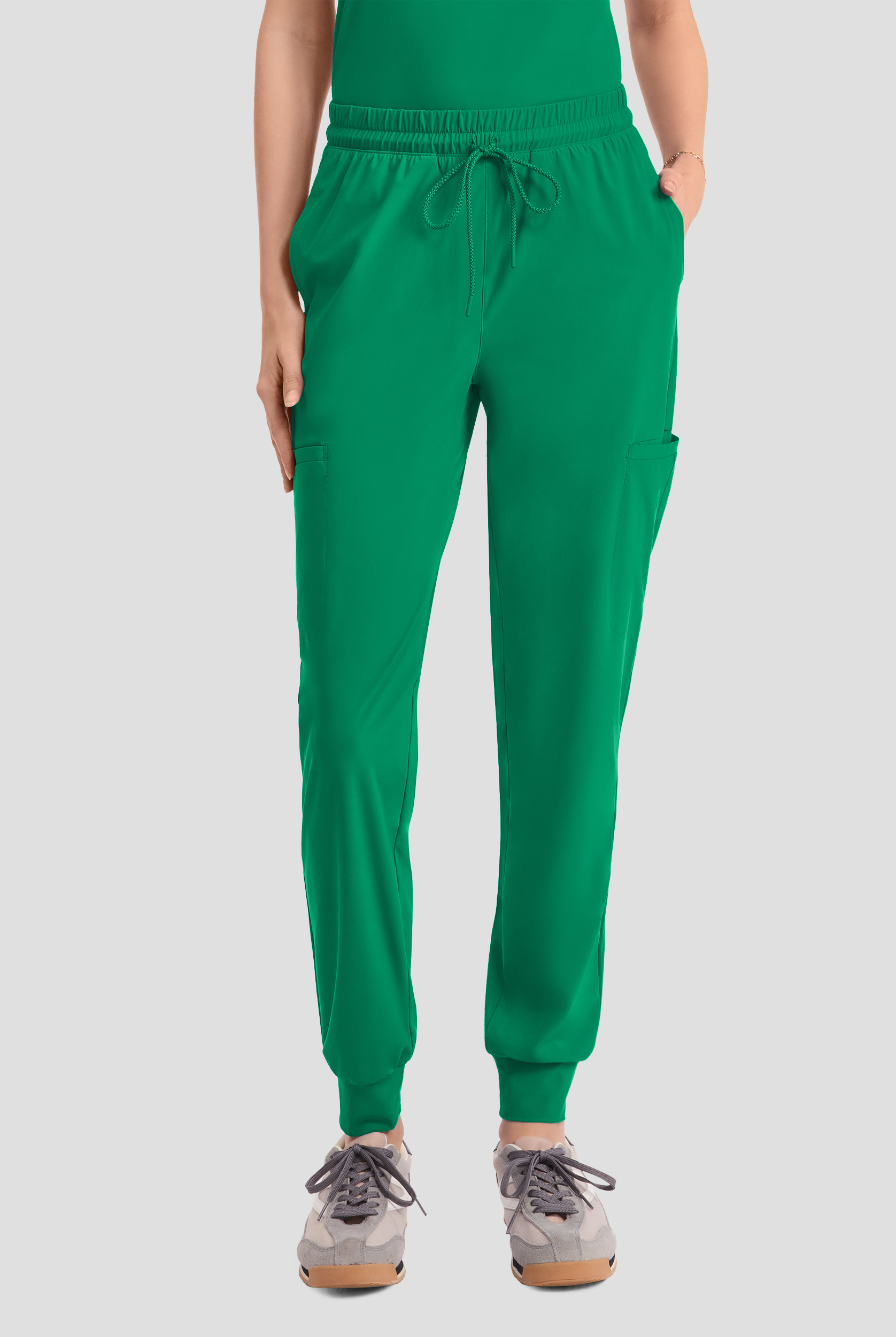 Infinity Pursuit Women's 5-Pocket STRETCH Drawstring Jogger Scrub Pant