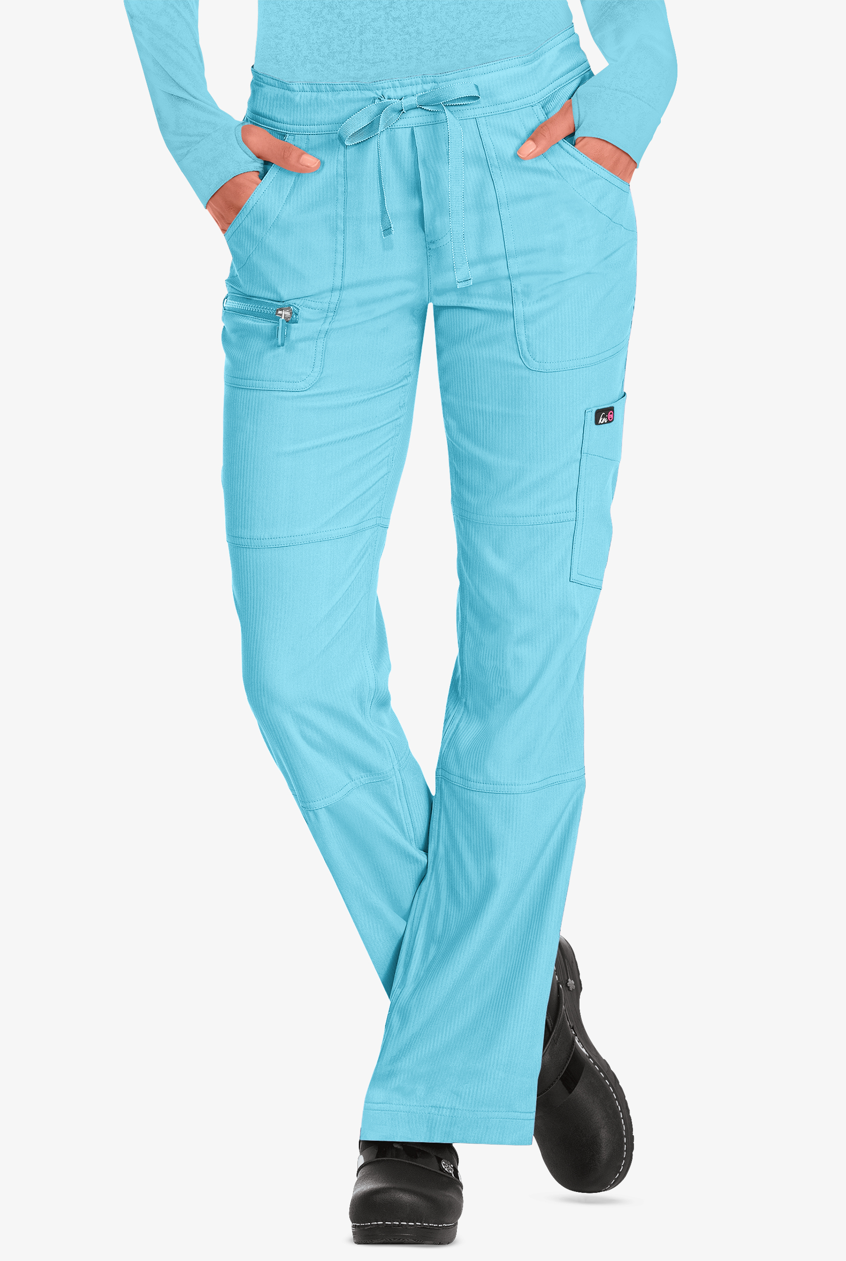 koi Lite&trade; Peace Women's 6-Pocket Drawstring Scrub Pants