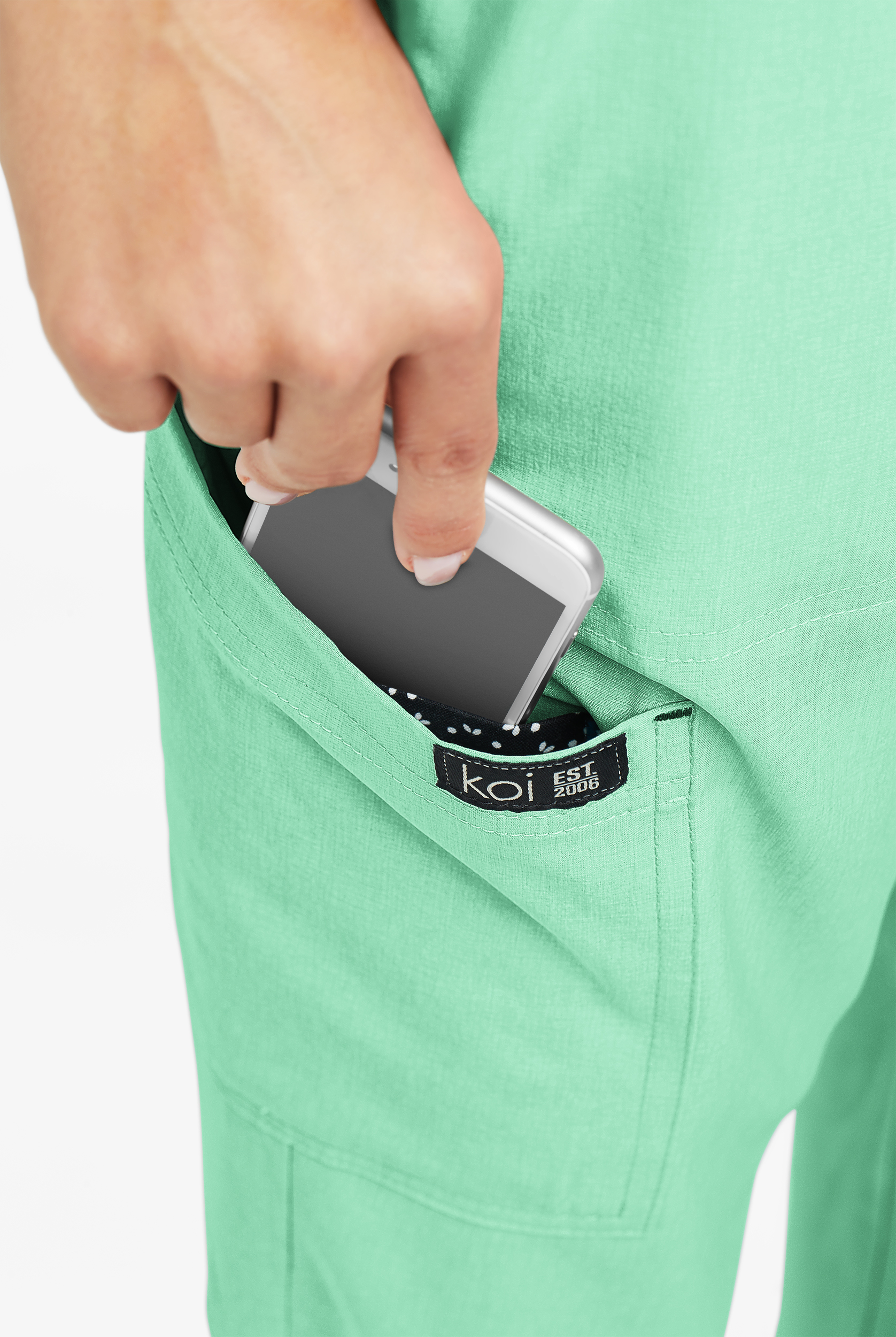 koi Basics Holly Women's 8-Pocket STRETCH Cargo Scrub Pants