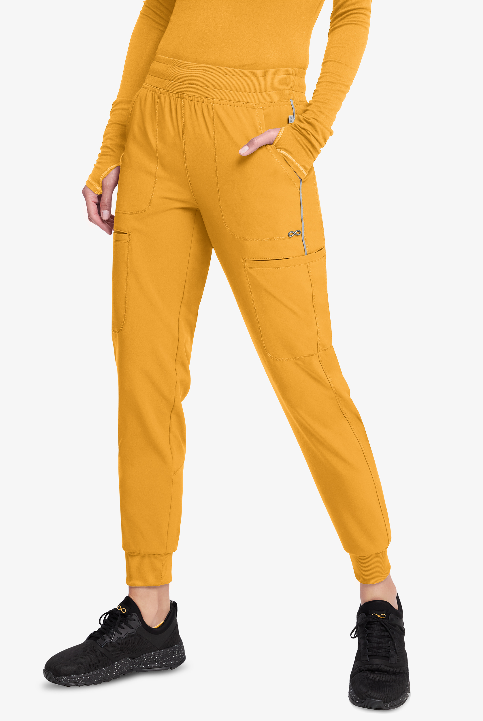 Infinity Women's 6-Pocket STRETCH Cargo Jogger Scrub Pants