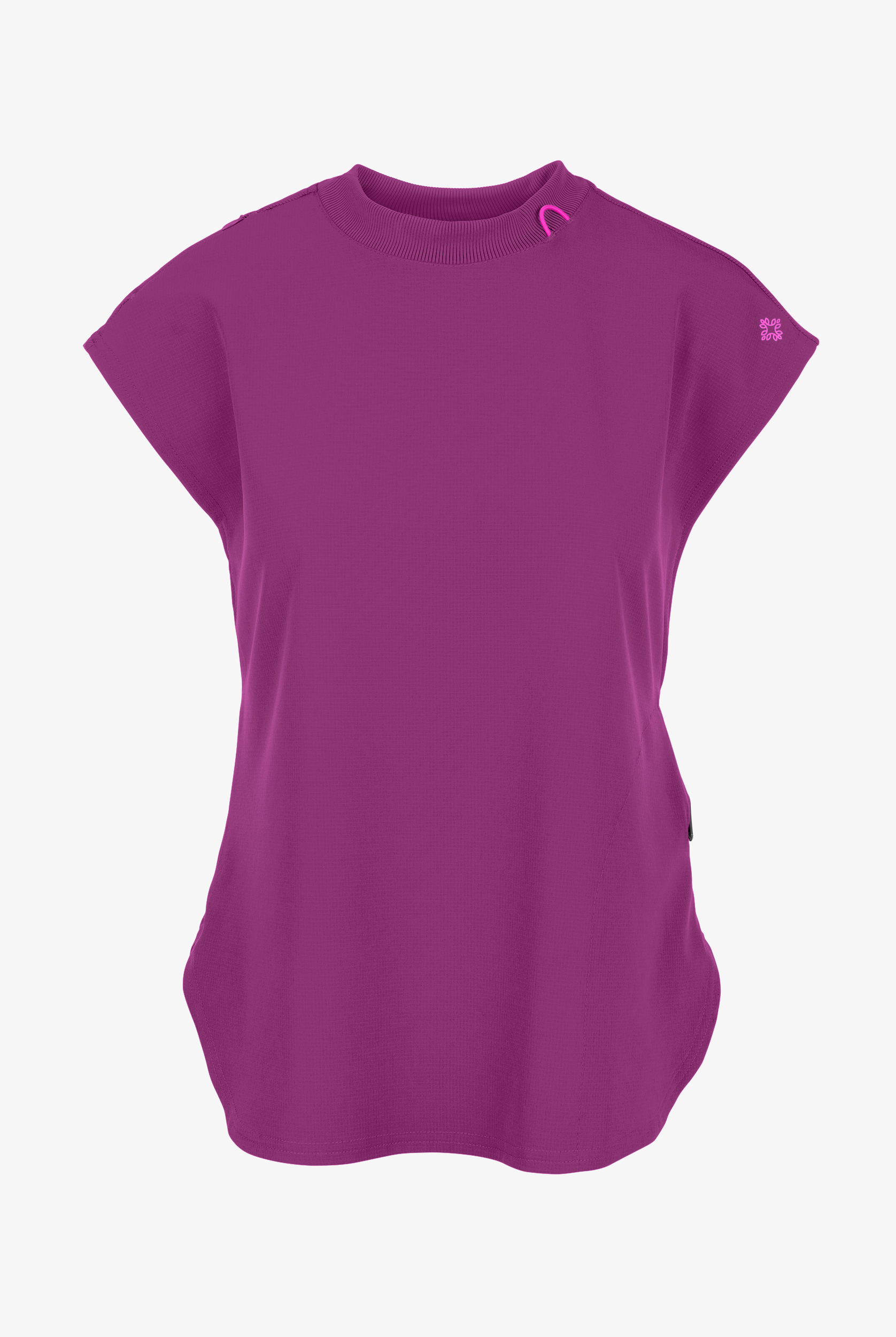 Med Couture Amp Women's 2-Pocket STRETCH Tuck in Dolman Crew Neck Scrub Top