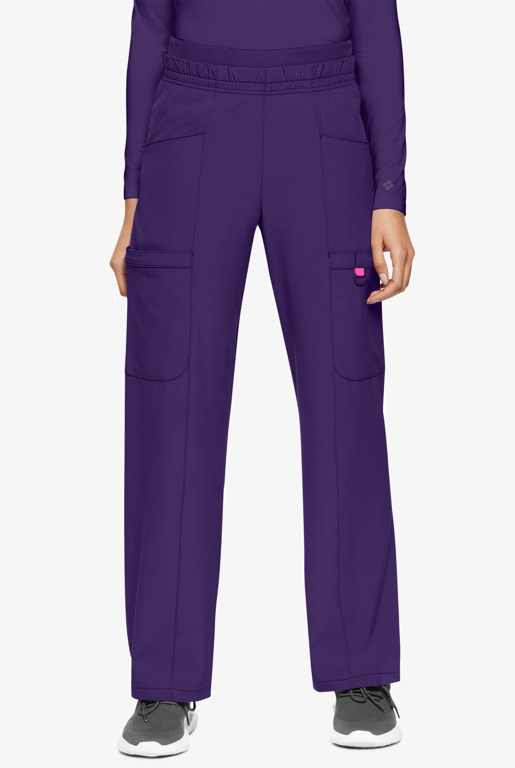 Med Couture Amp Women's 4-Pocket STRETCH Wide Leg Scrub Pant