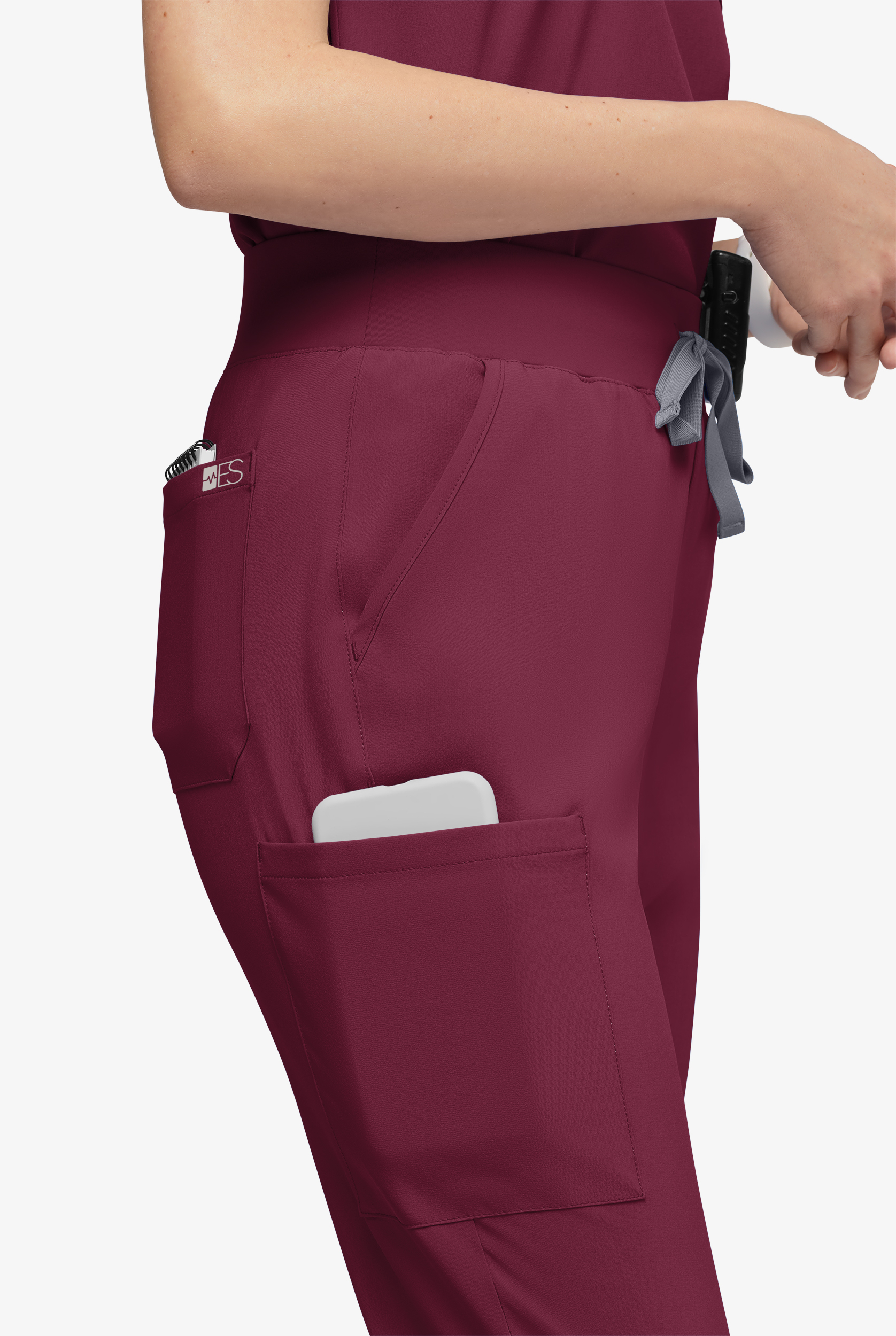 Easy STRETCH Olivia Women's 7-Pocket Slim Leg Jogger Scrub Pants