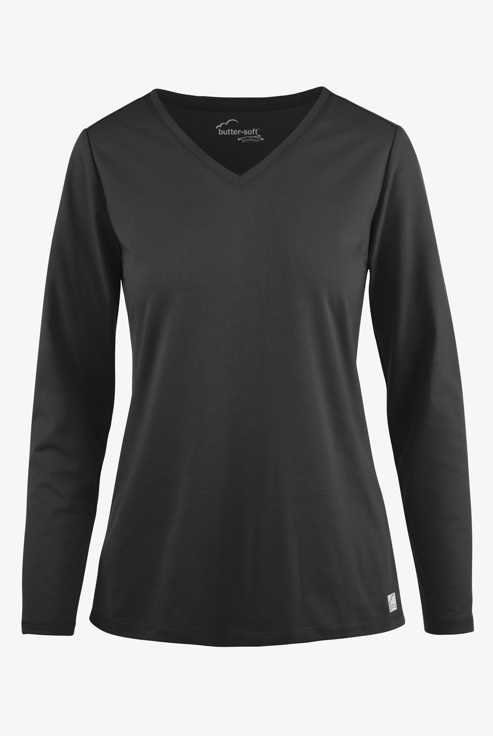 Butter-Soft STRETCH Women&rsquo;s Cotton-Rich V-Neck Knit Underscrub