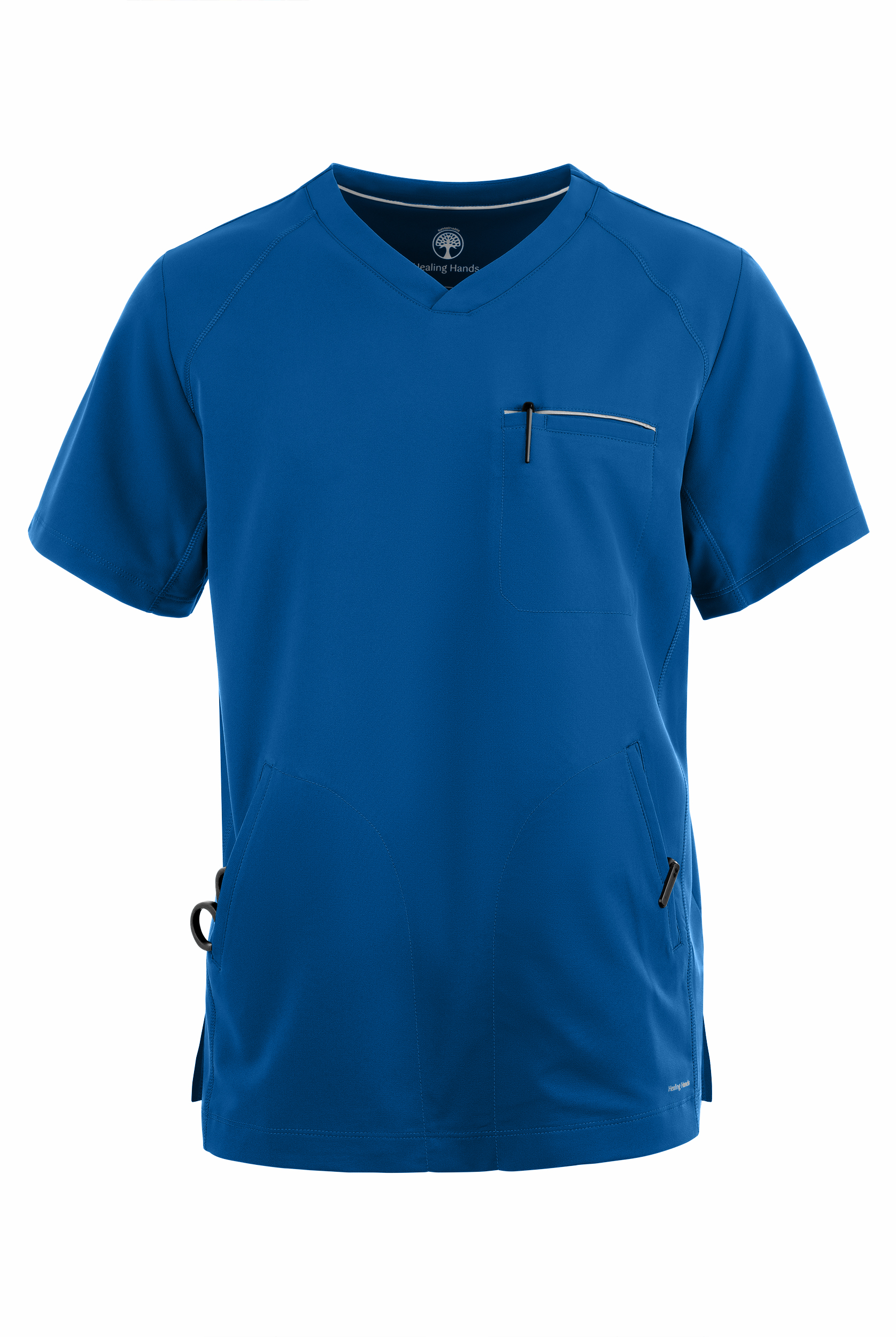 Healing Hands 360 Steven Men's 3-Pocket STRETCH  V-Neck Scrub Top