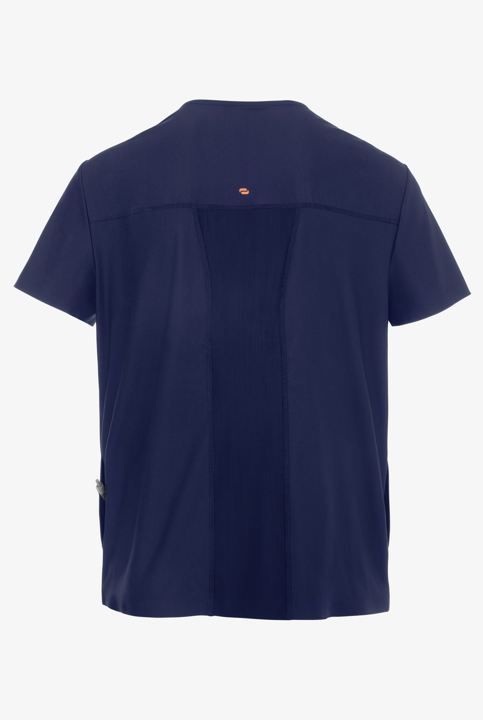 Infinity GNR8 Kinetic Knit Men's 3-Pocket STRETCH Zip Chest Pocket Crossover V-Neck Scrub Top