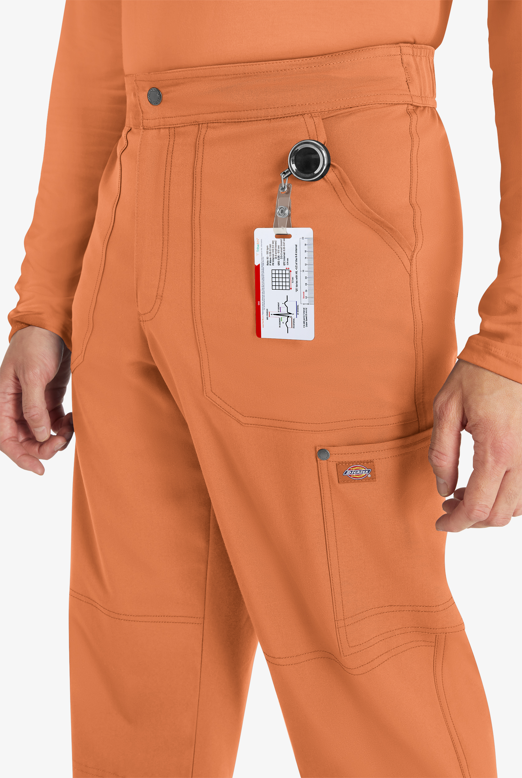 Dickies EDS NXT Men's 4-Pocket STRETCH Snap Fly Front Cargo Utilitarian Scrub Pants