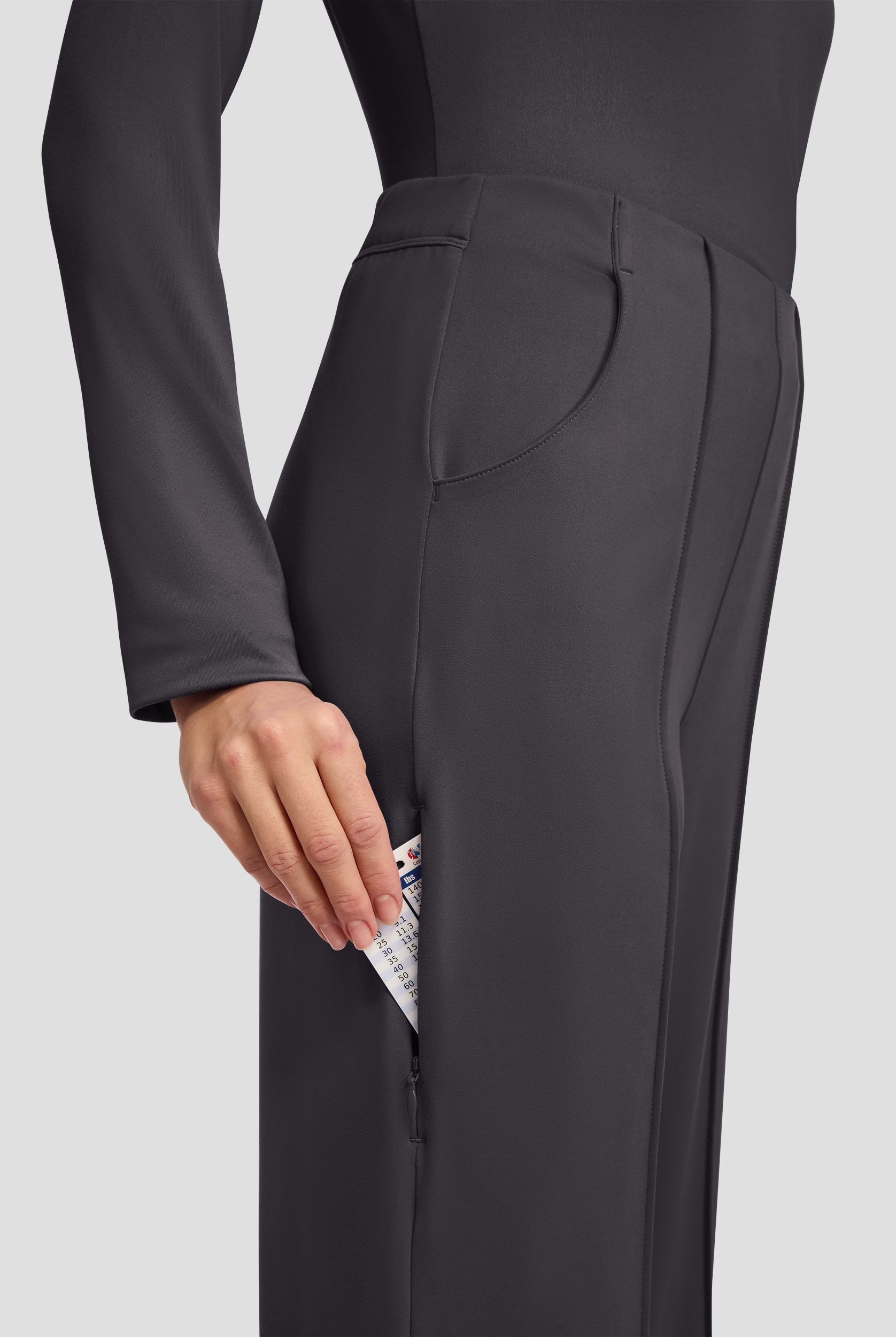 Cherokee Achieve Women's 3-Pocket STRETCH Wide Leg Pull-On Knit Scrub Pants