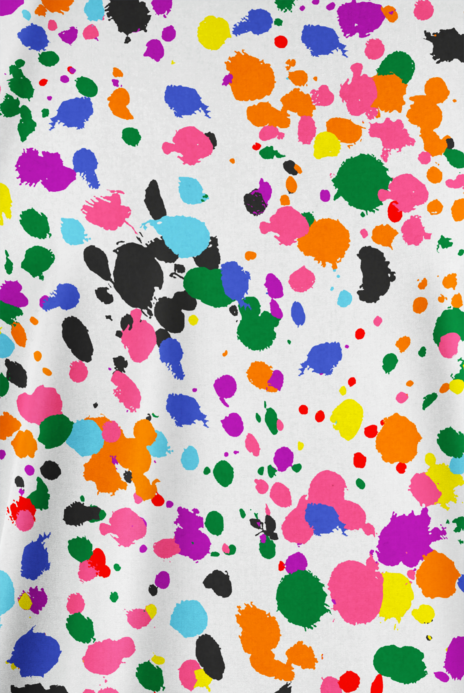 Butter-Soft Originals Unity Splash White Women's 2-Pocket V-Neck Print Scrub Top