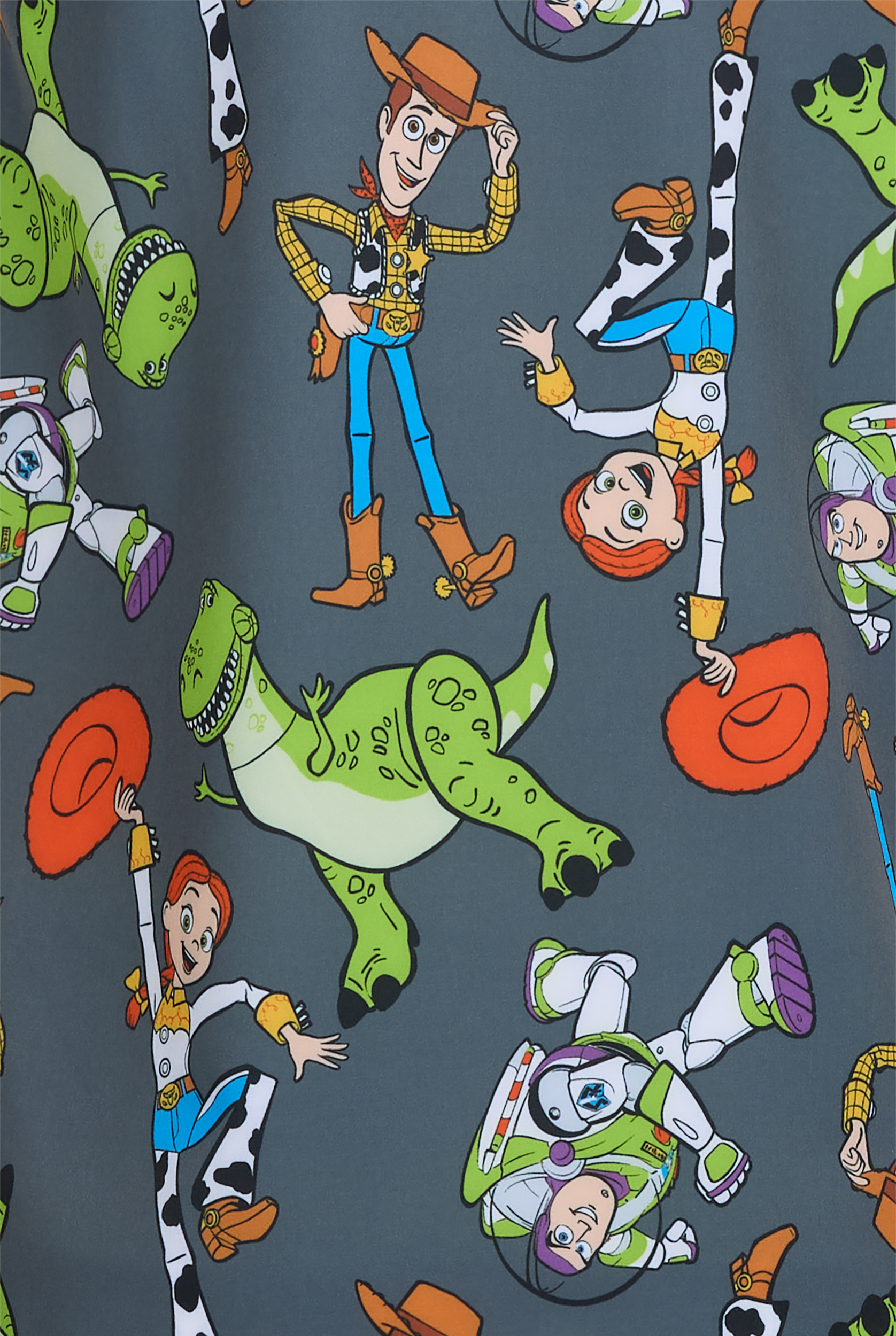 Disney's Toy Story by Funscrubs Women's 2-Pocket STRETCH V-Neck Print Scrub Top