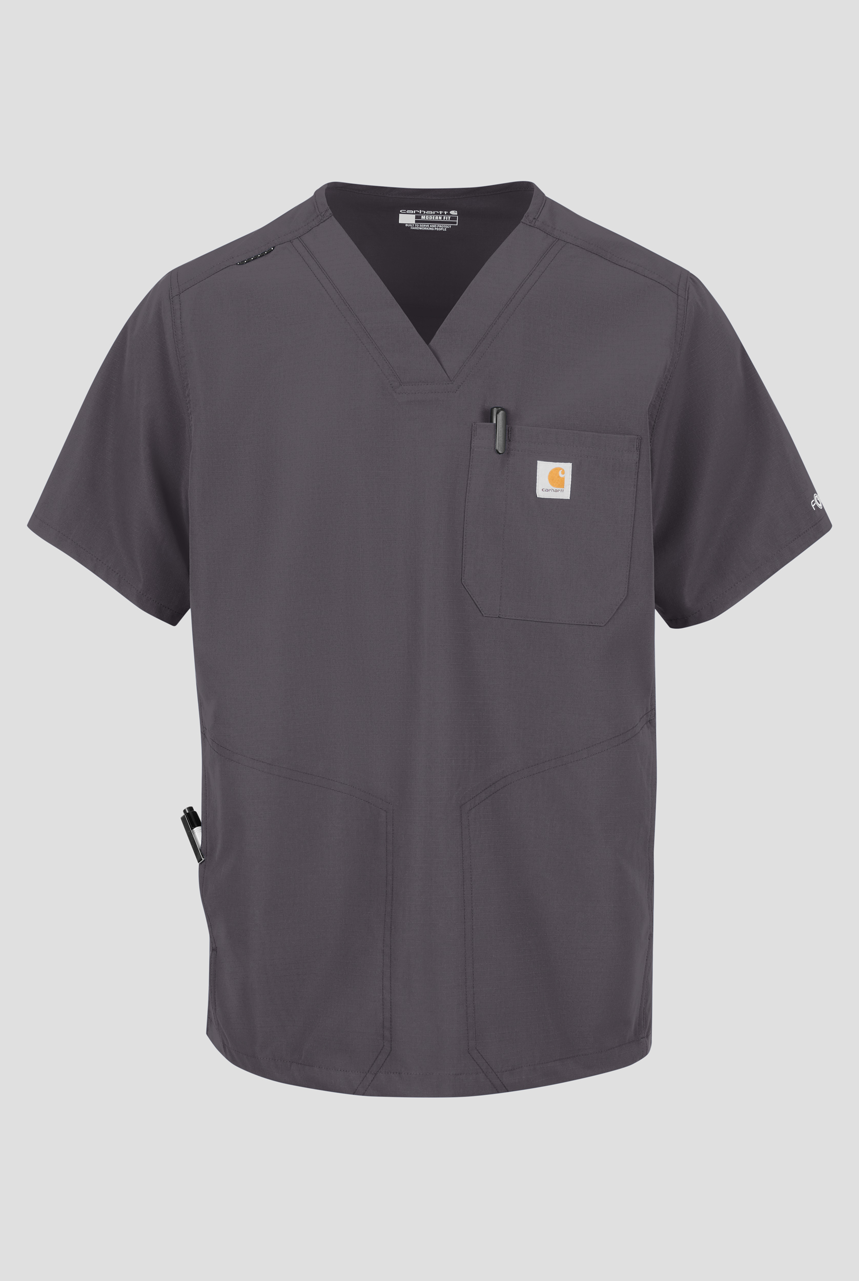Carhartt FLD & RSCU Rugged Flex Men's 4-Pocket STRETCH V-Neck Scrub Top