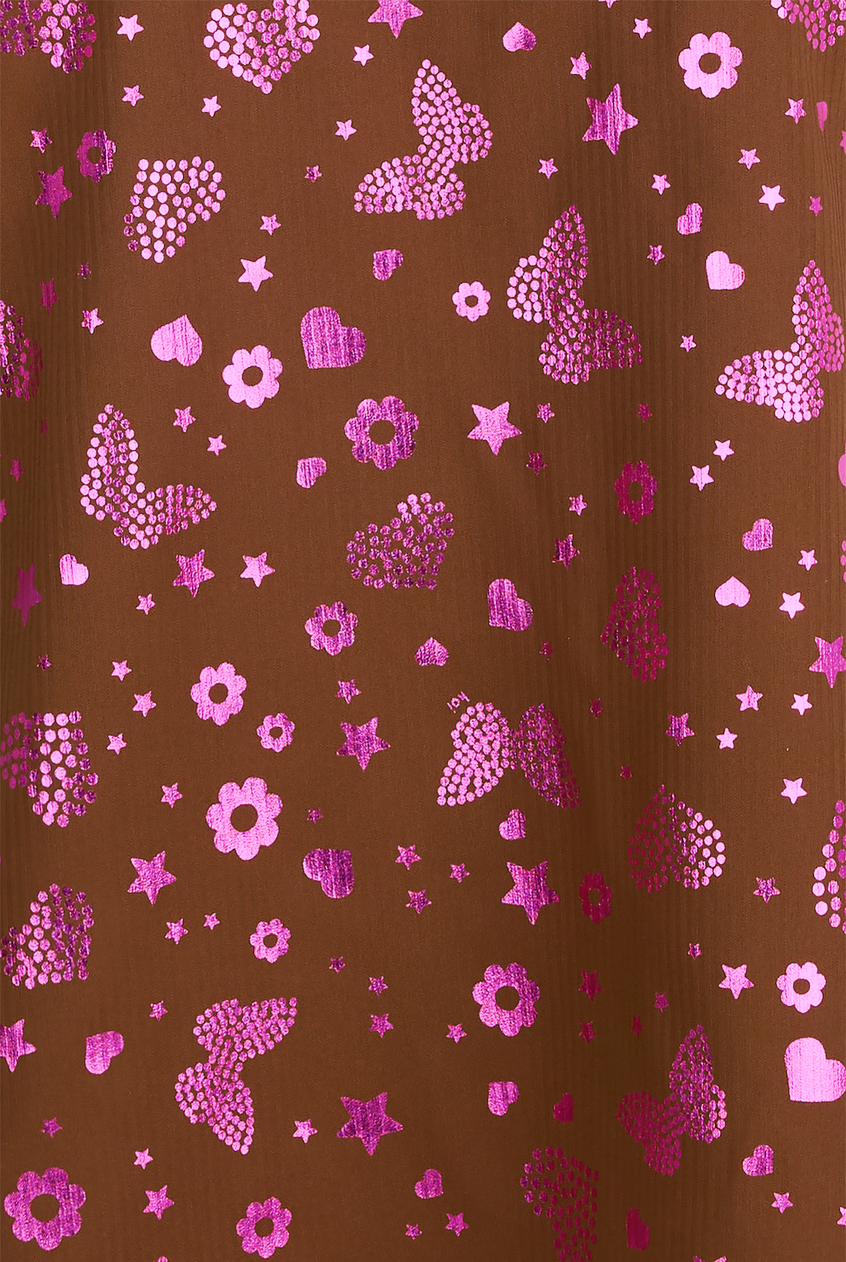 koi Lite Iridescent Light Bright Foil Women's 1-Pocket Mandarin Collar Print Scrub Top