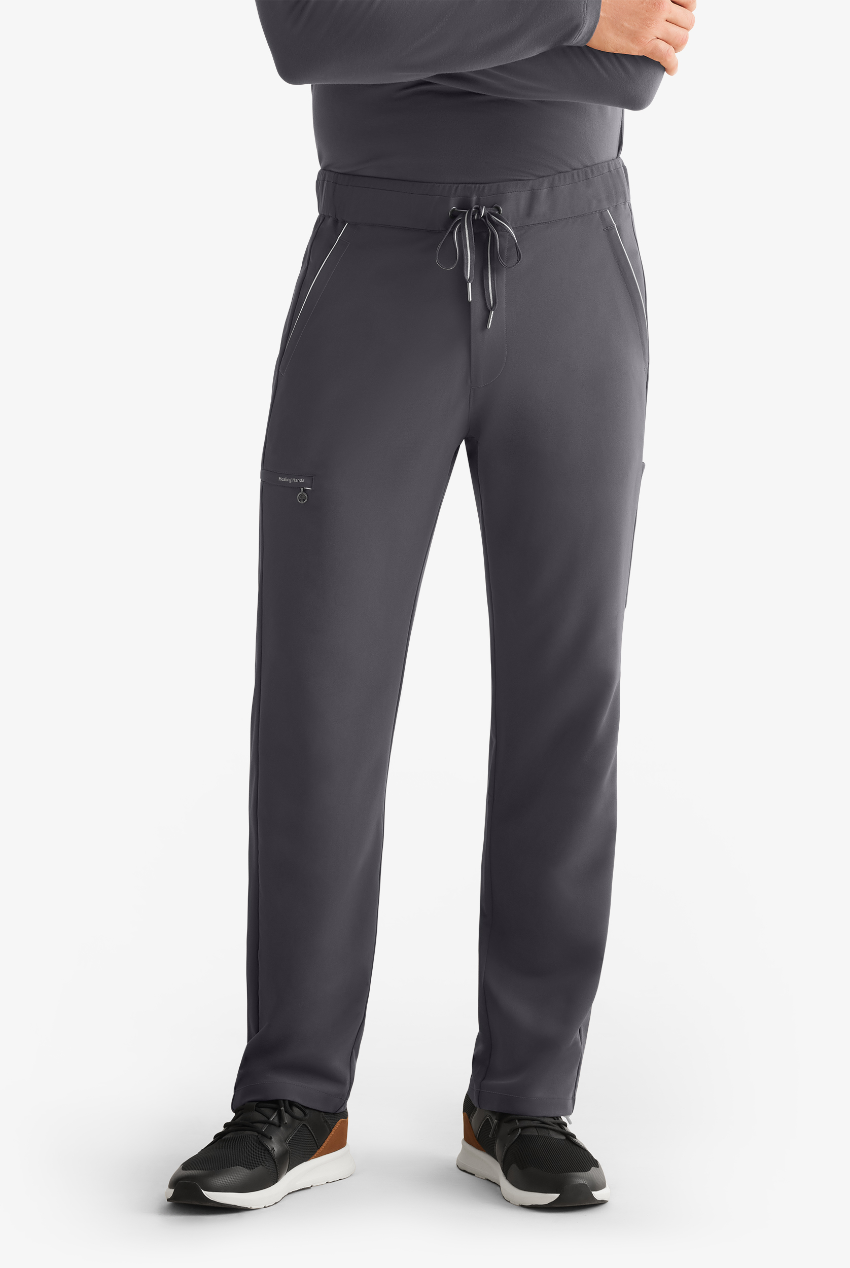 360 by Healing Hands Nash Men's 5-Pocket STRETCH Tapered Leg Drawstring Scrub Pants