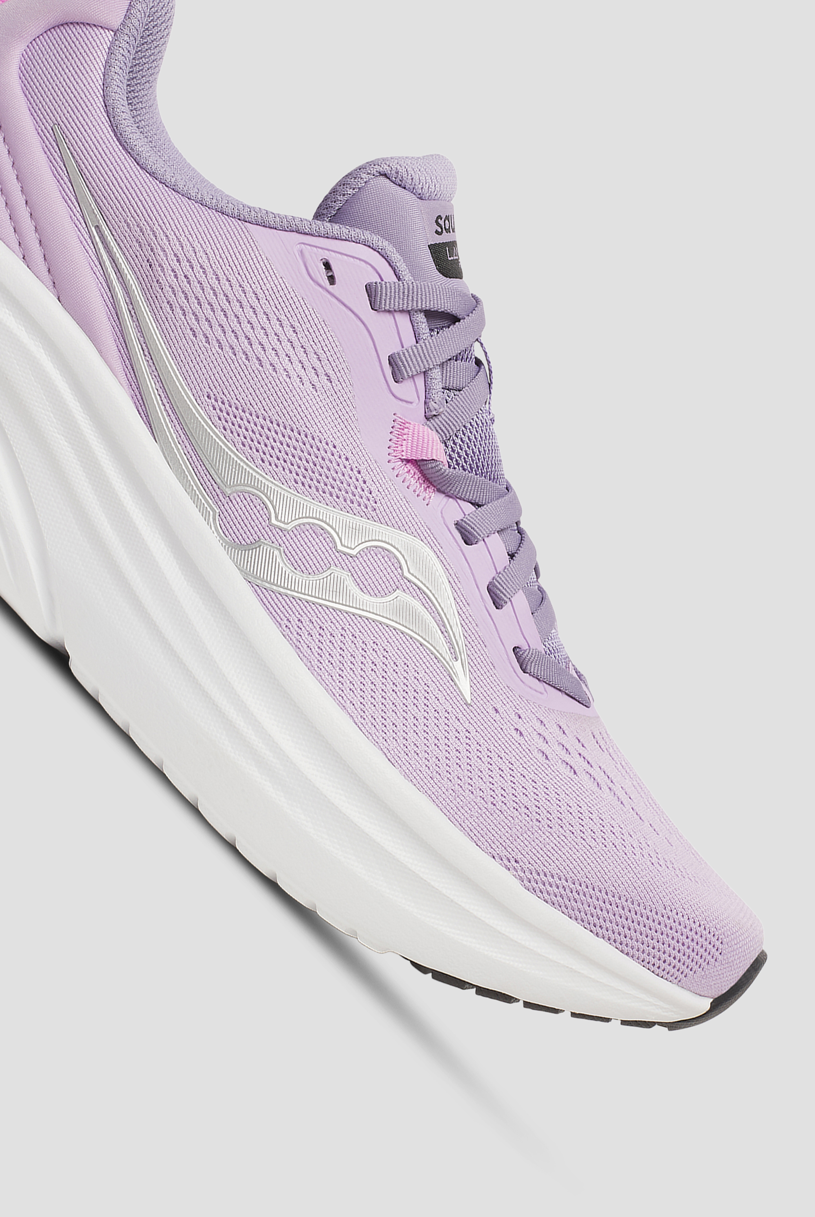 Zapatillas deportivas Saucony Lancer Run Viola / Orchid con cordones para mujer
