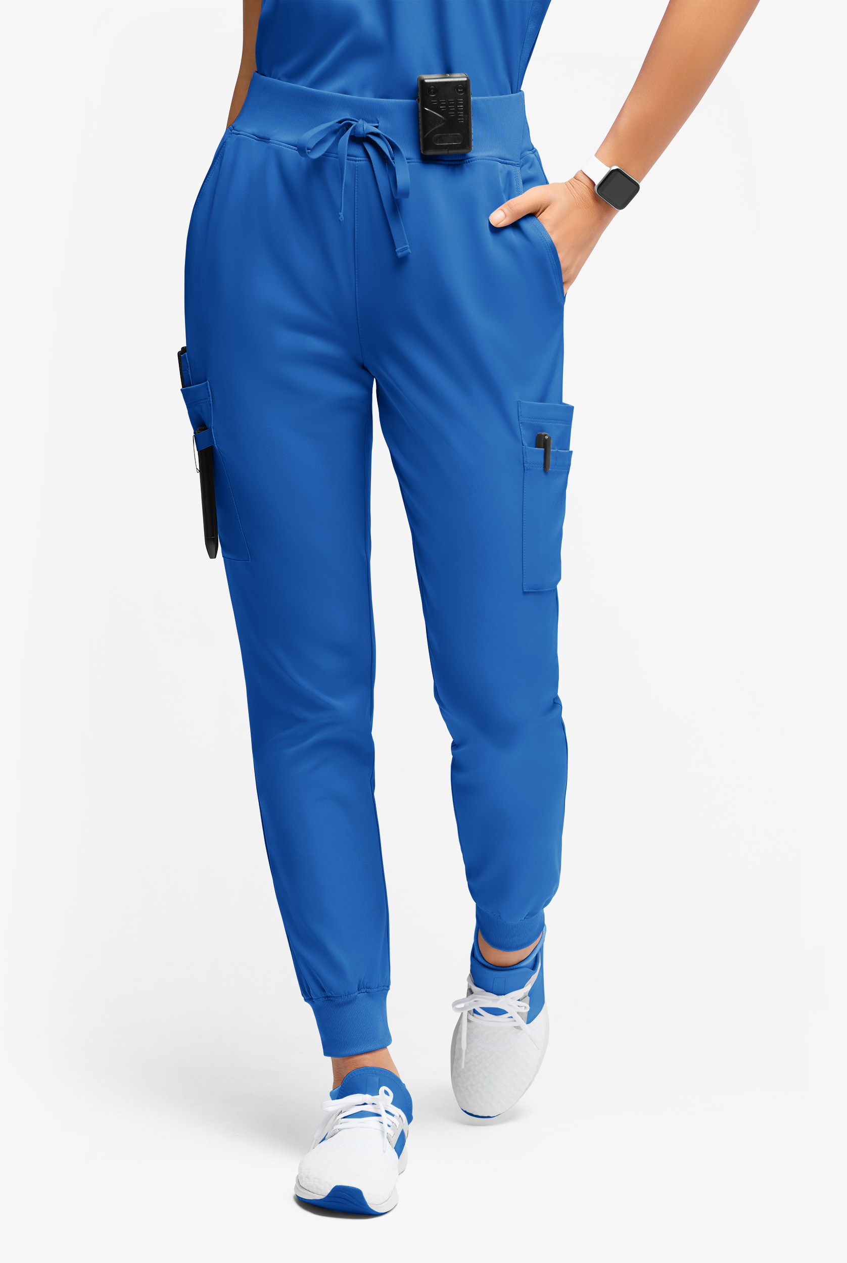 WhisperLite YARA Women's 10-Pocket Cargo Jogger Scrub Pants