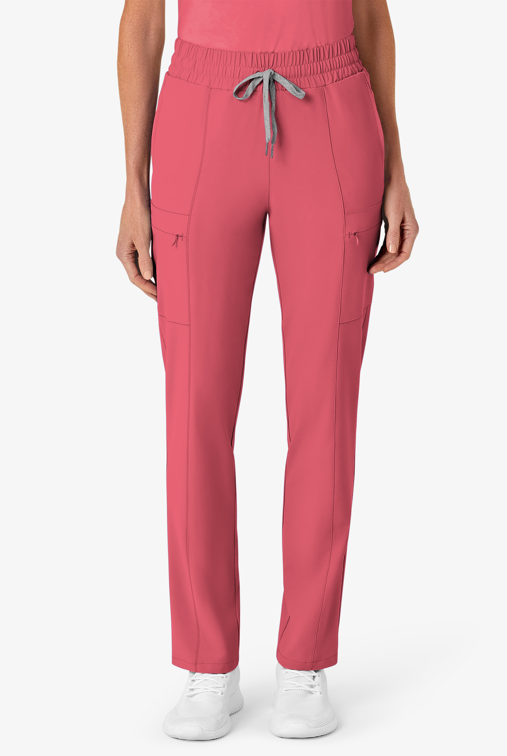 Wink Renew Women's 7-Pocket STRETCH High Waisted Slim Leg Cargo Scrub Pants