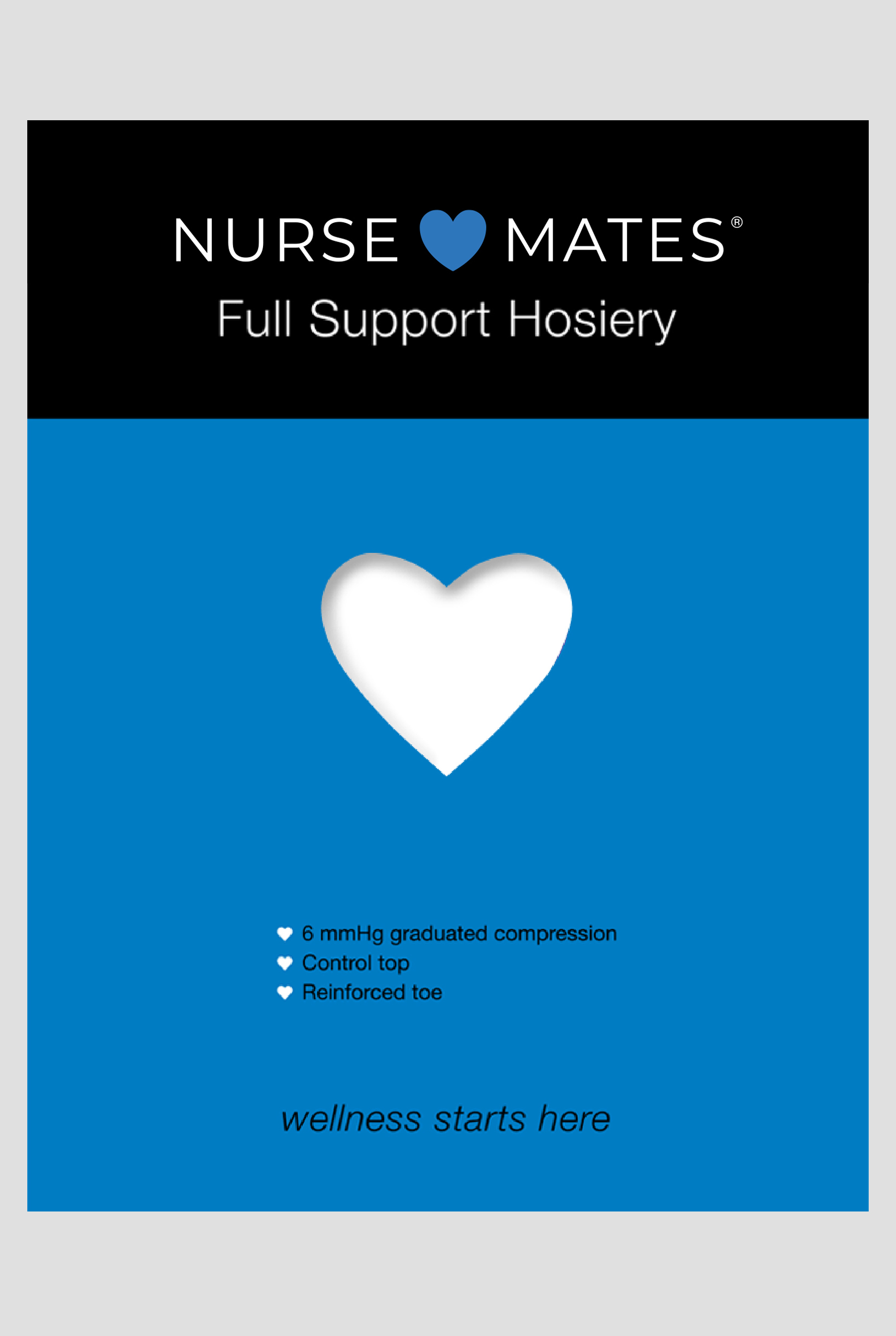 Pantimedias de compresi&oacute;n Nurse Mates Feels Terrific para mujer - 6 mmHg