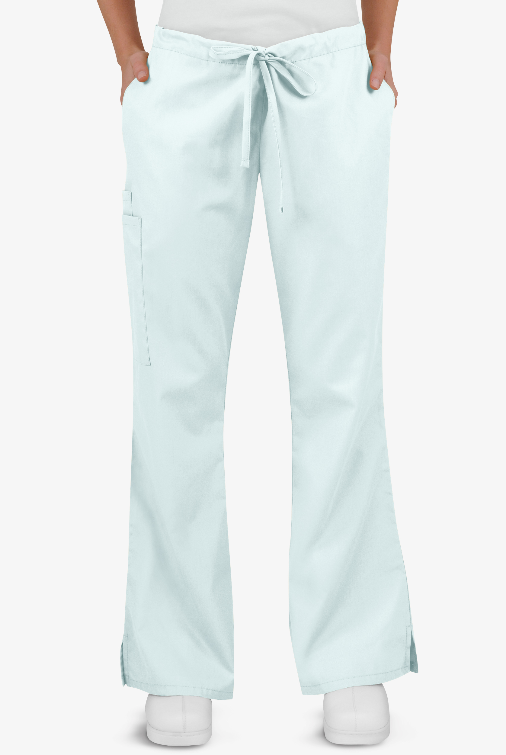 Butter-Soft Core Women's 4-Pocket Elastic Waist Back Drawstring Scrub Pants